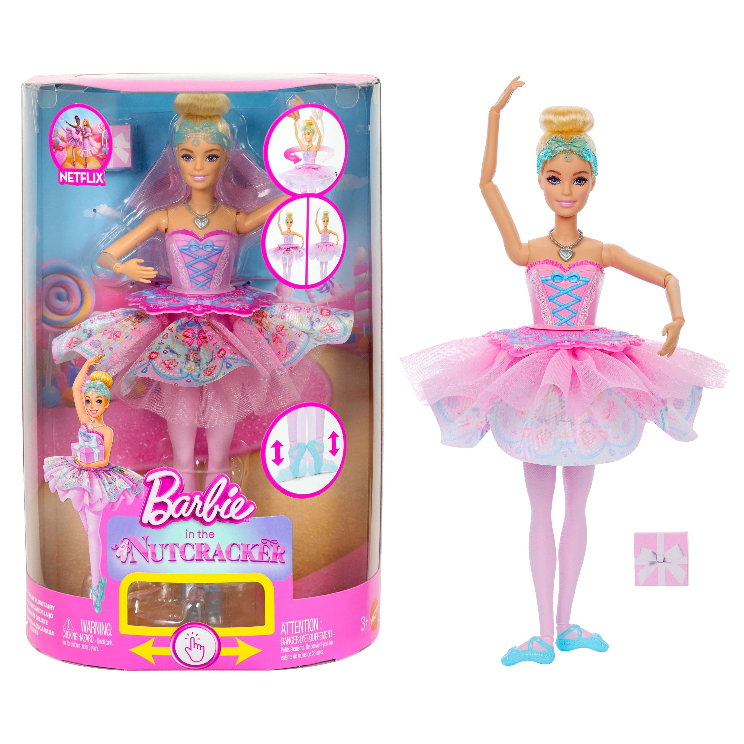 Barbie in The Nutcracker Clara Doll With Tutu And Ballerina Accessories
