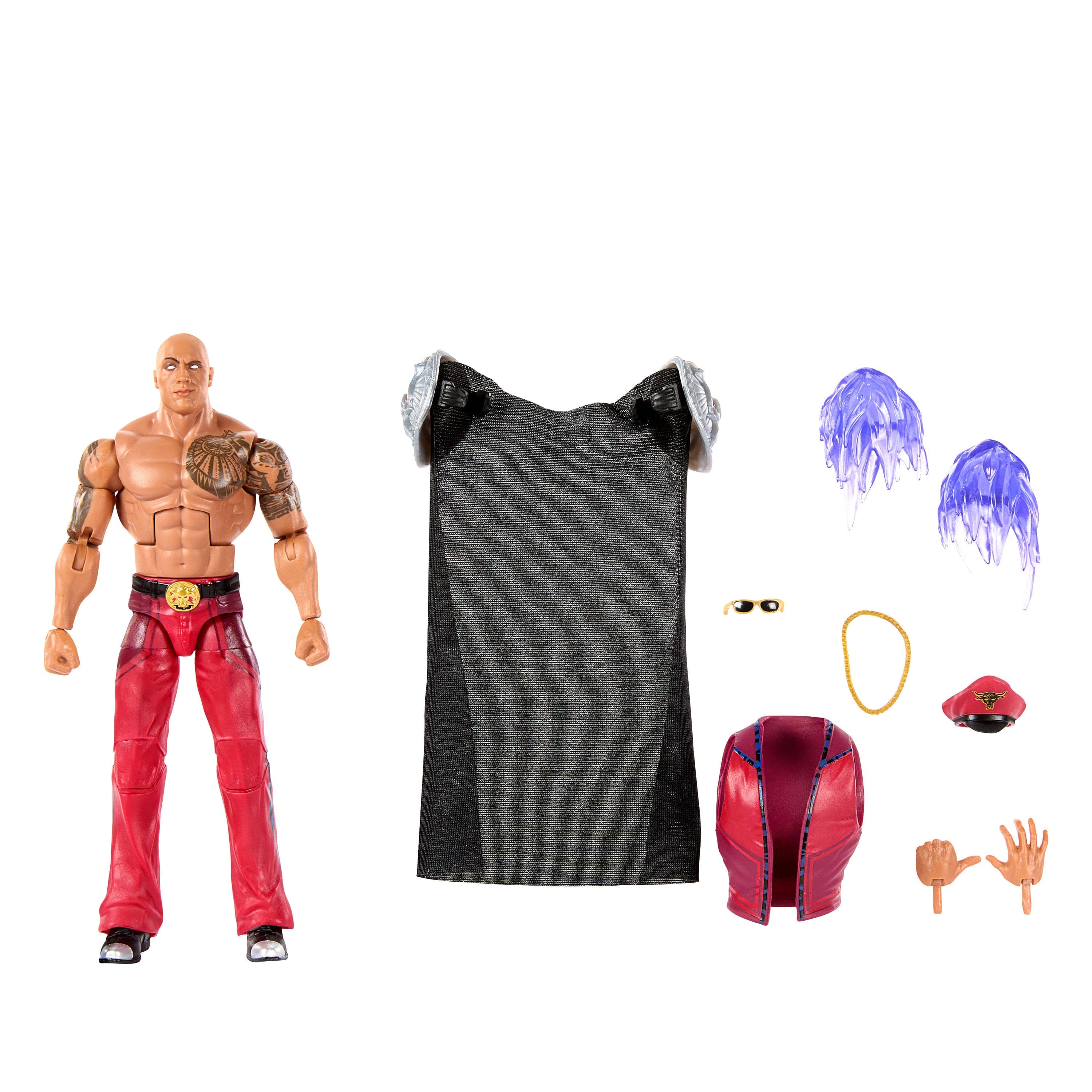 Wwe X Street Fighter Figurine Articulée The Rock Final Boss