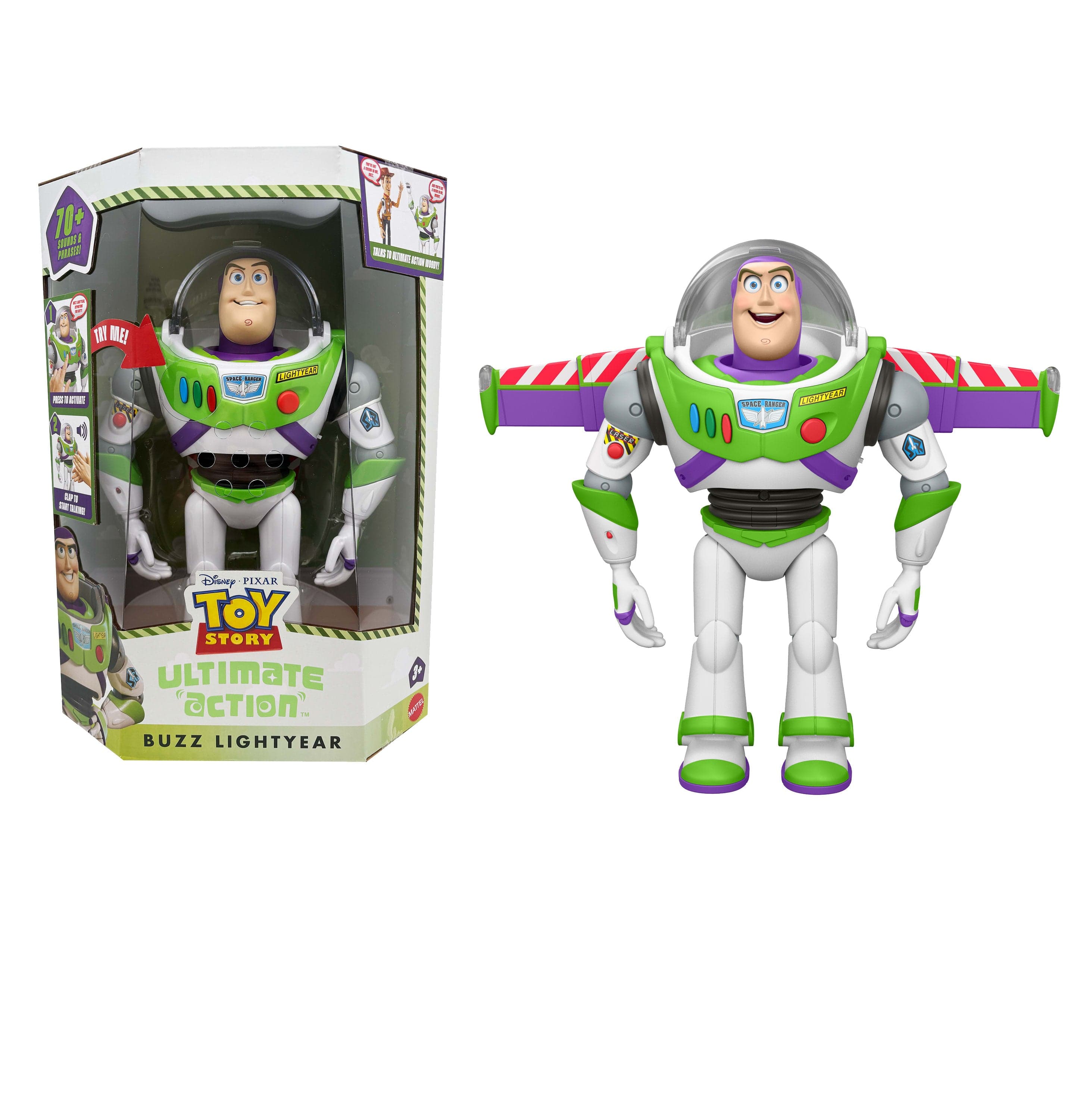 Disney And Pixar Toy Story 5 Ultimate Action Buzz Lightyear Figure