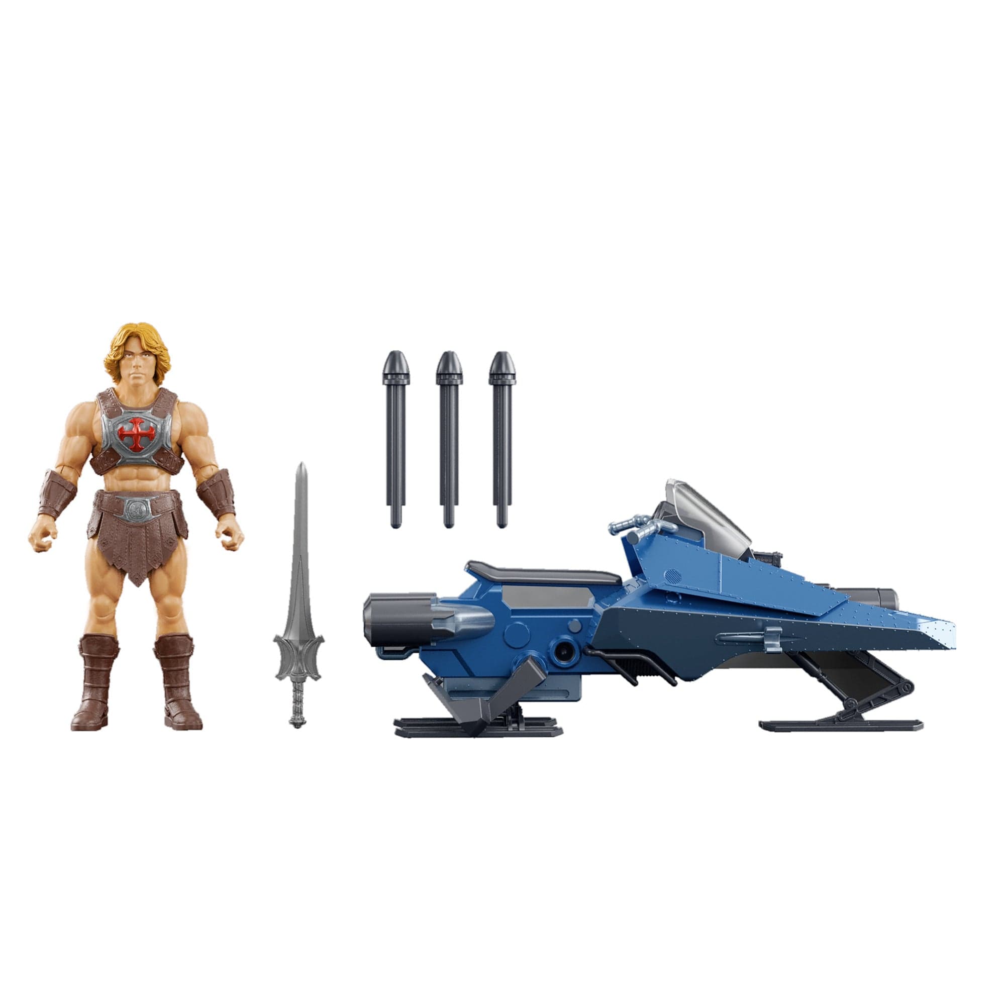 Masters Of The Universe He-Man And Sky Sled Pack, 2026 Movie Vehicle & Figure, 5.5 Inch Scale