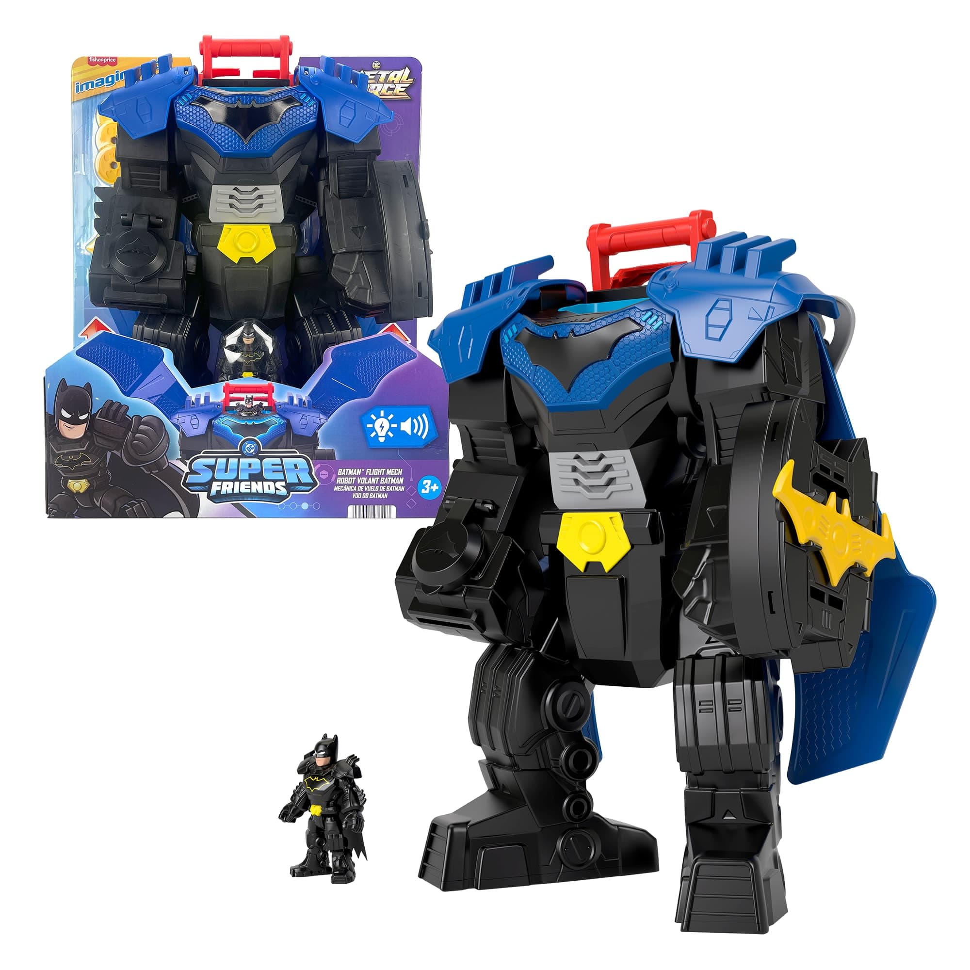 Imaginext DC Super Friends Figura de Ação Batman Mech