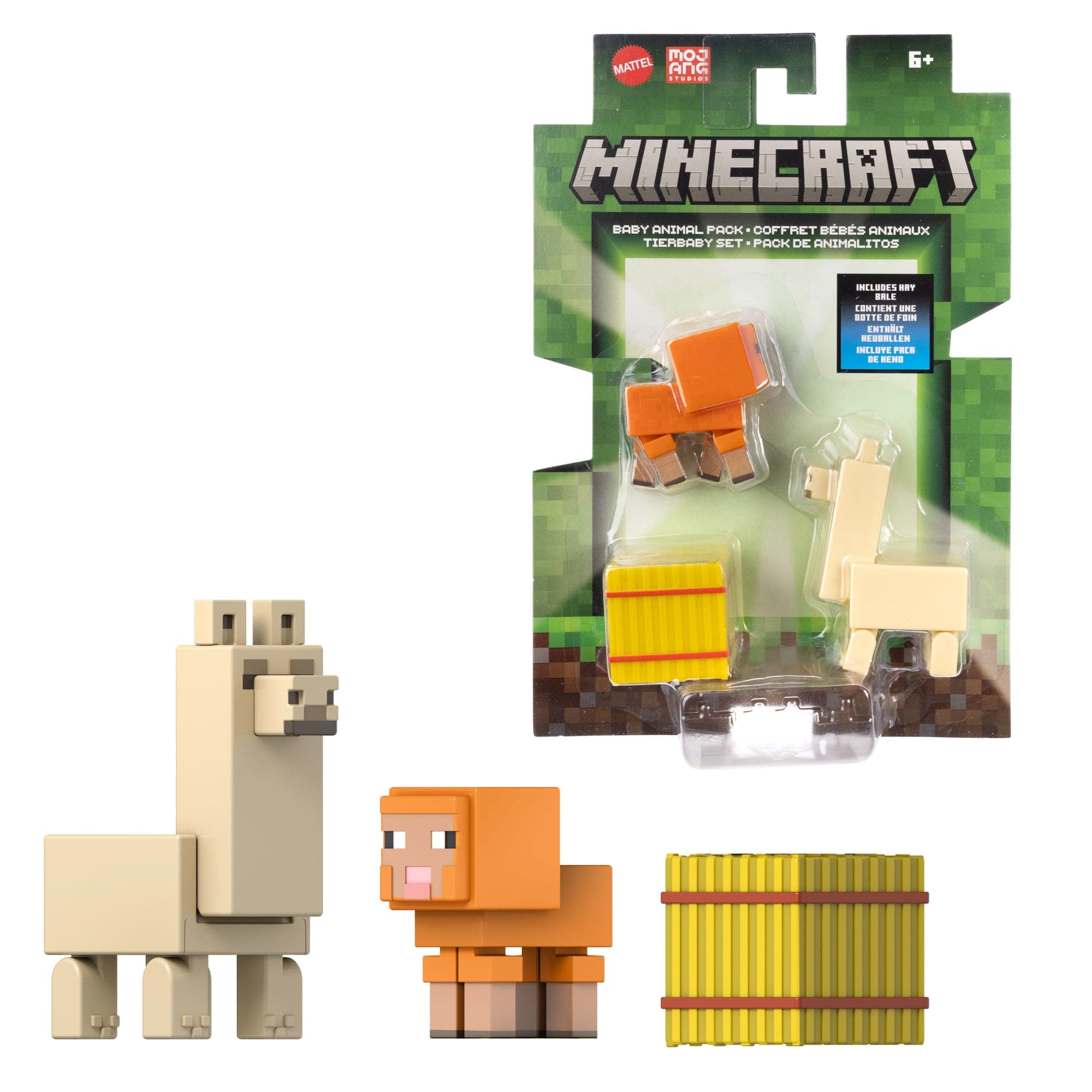 Minecraft Vanilla Figura de Acción Animales Bebes 3.25"