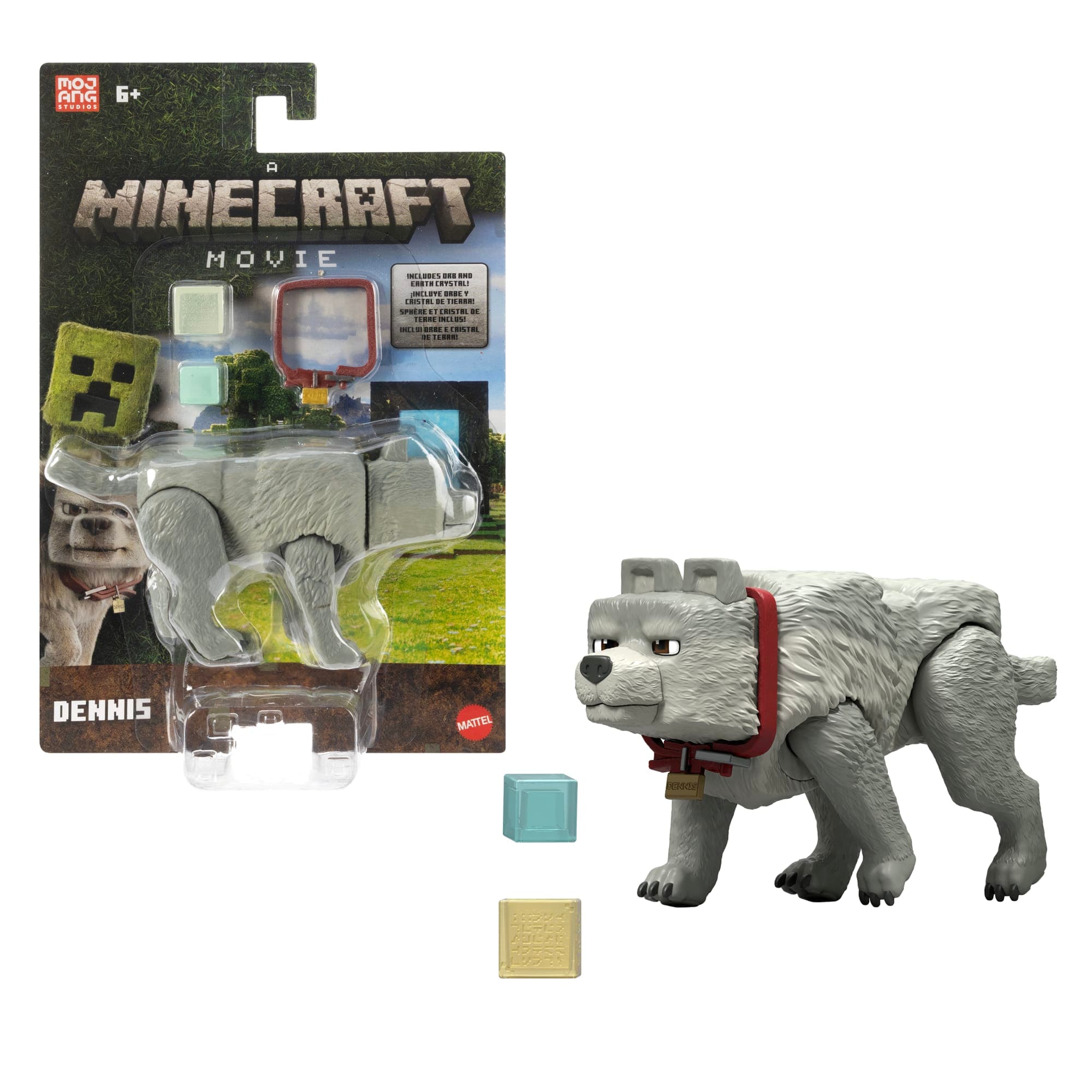 Minecraft – Figurine Articulée de 8,25 Cm et Access. – dennis Le Loup