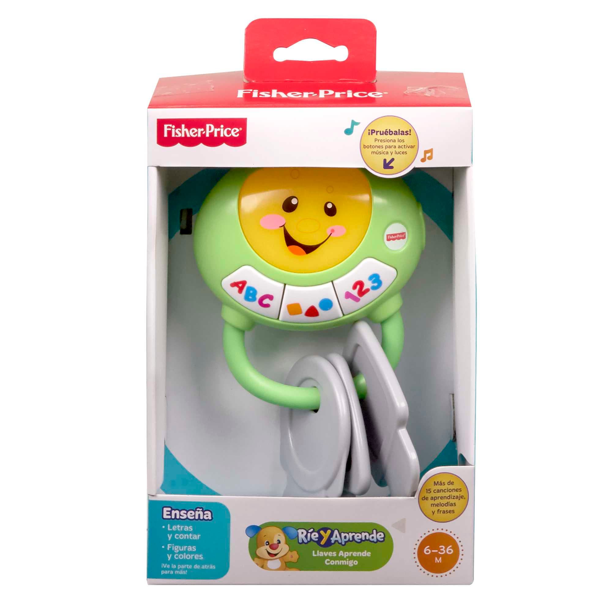 Fisher-Price Ríe y Aprende Juguete para Bebés Llaves Aprende Conmigo