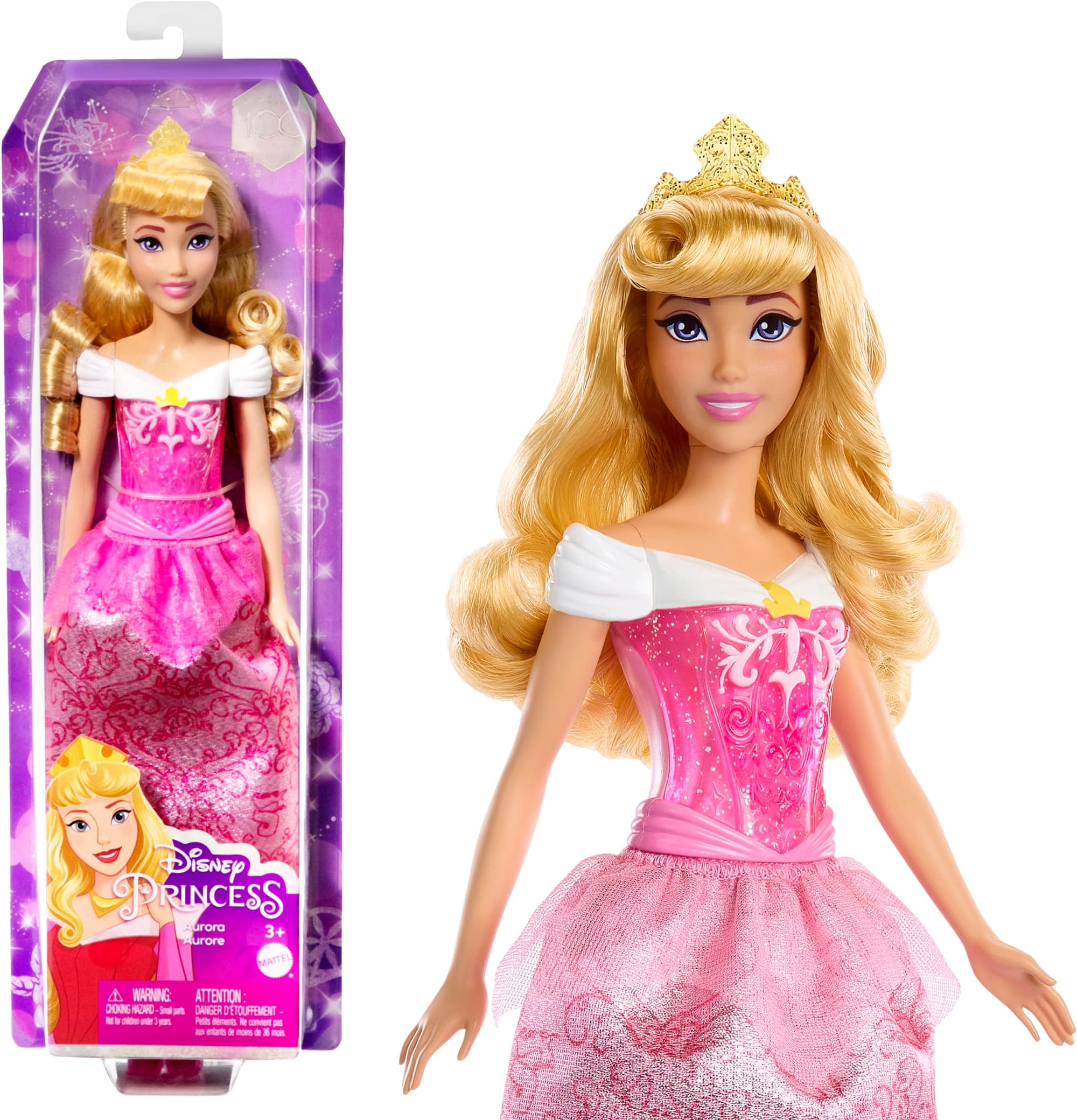 Disney Princess Toys, Aurora Fashion Doll And Accessories