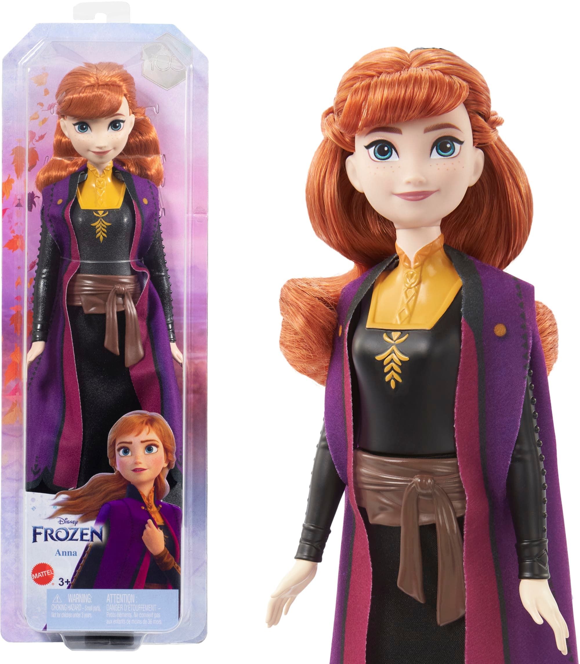 Disney Frozen Toys, Anna Fashion Doll And Accessories