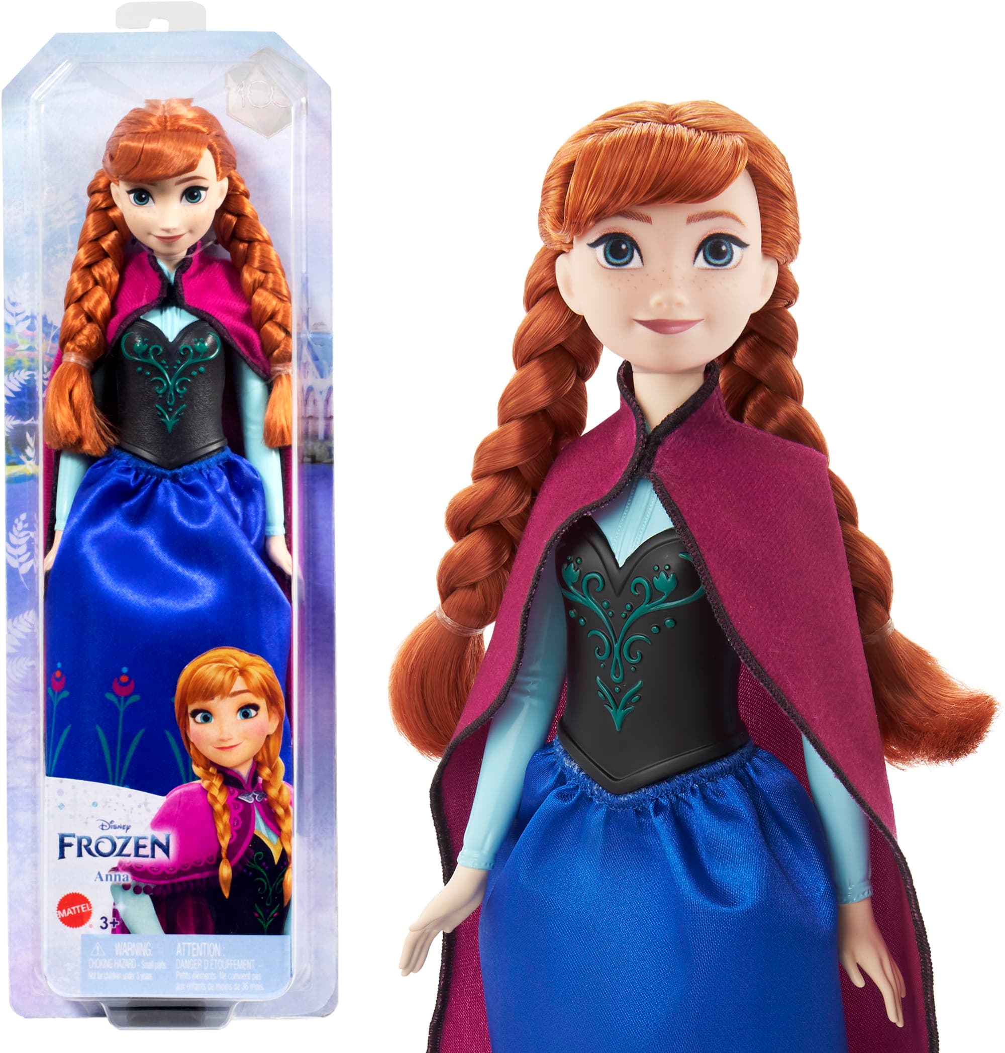 Disney Frozen Toys, Anna Fashion Doll And Accessories