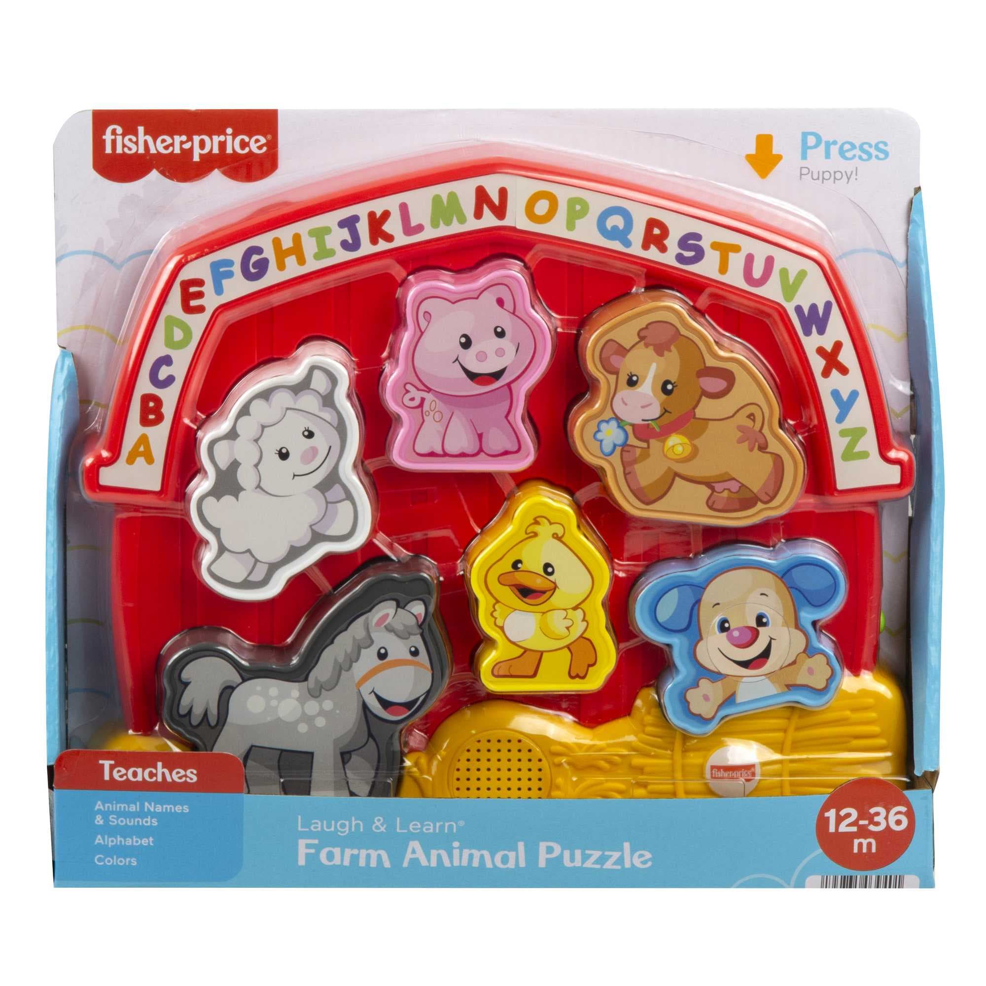 Fisher-Price Rires et Éveil Casse-Tête Animaux de La Ferme