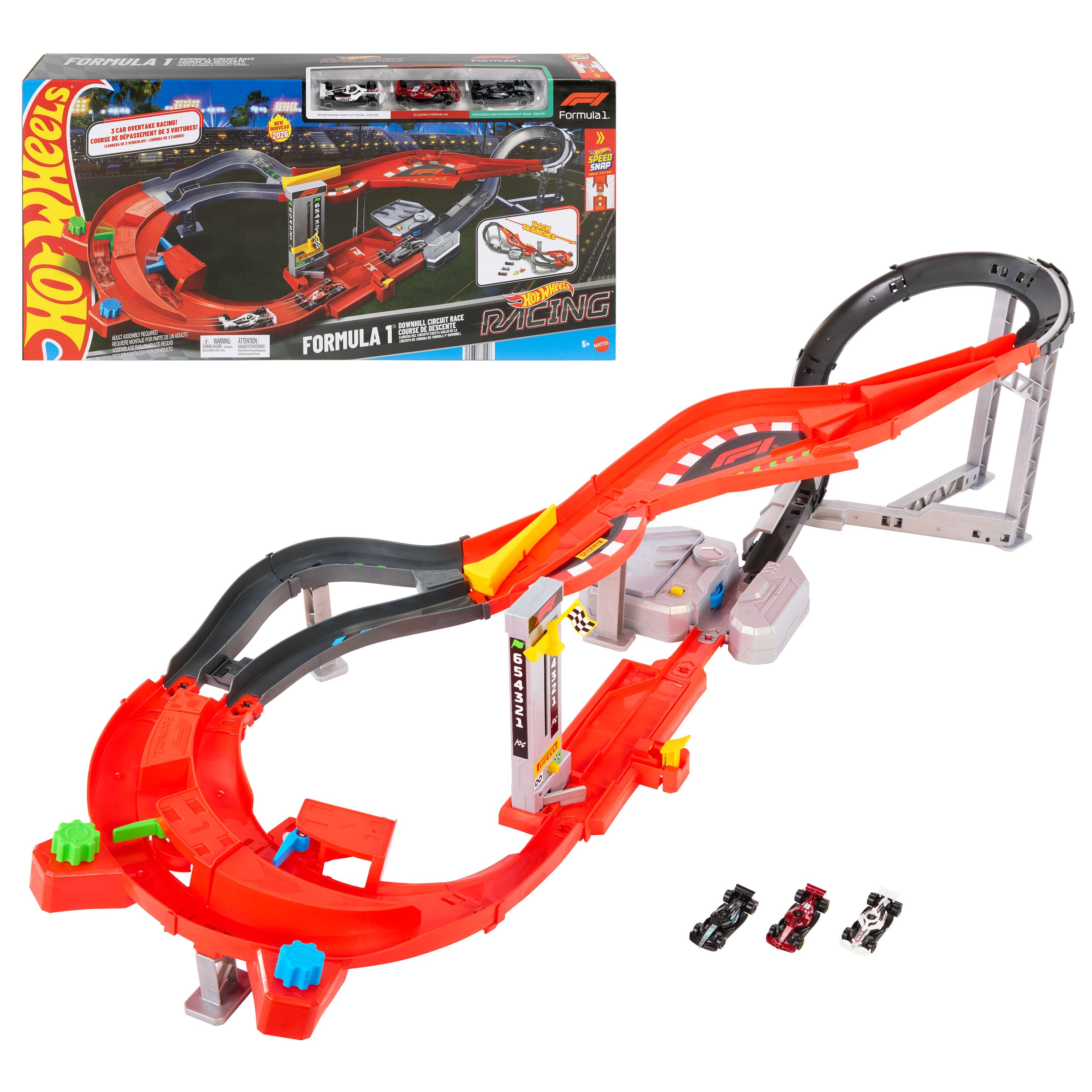 Hot Wheels Racing Pista de Brinquedo Pista F1