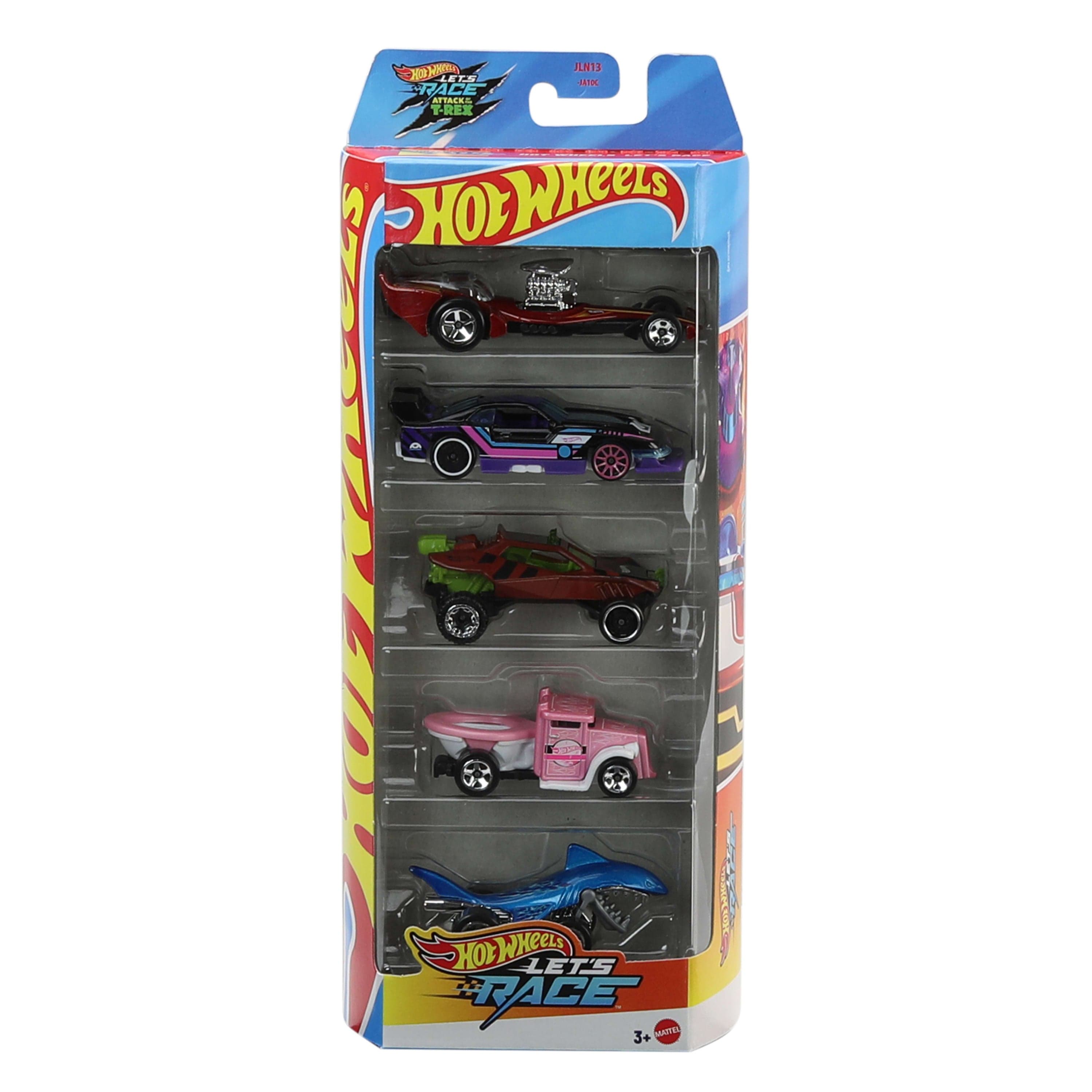 Hot Wheels Let's Race Vehículo de Juguete Paquete de 5 Autos