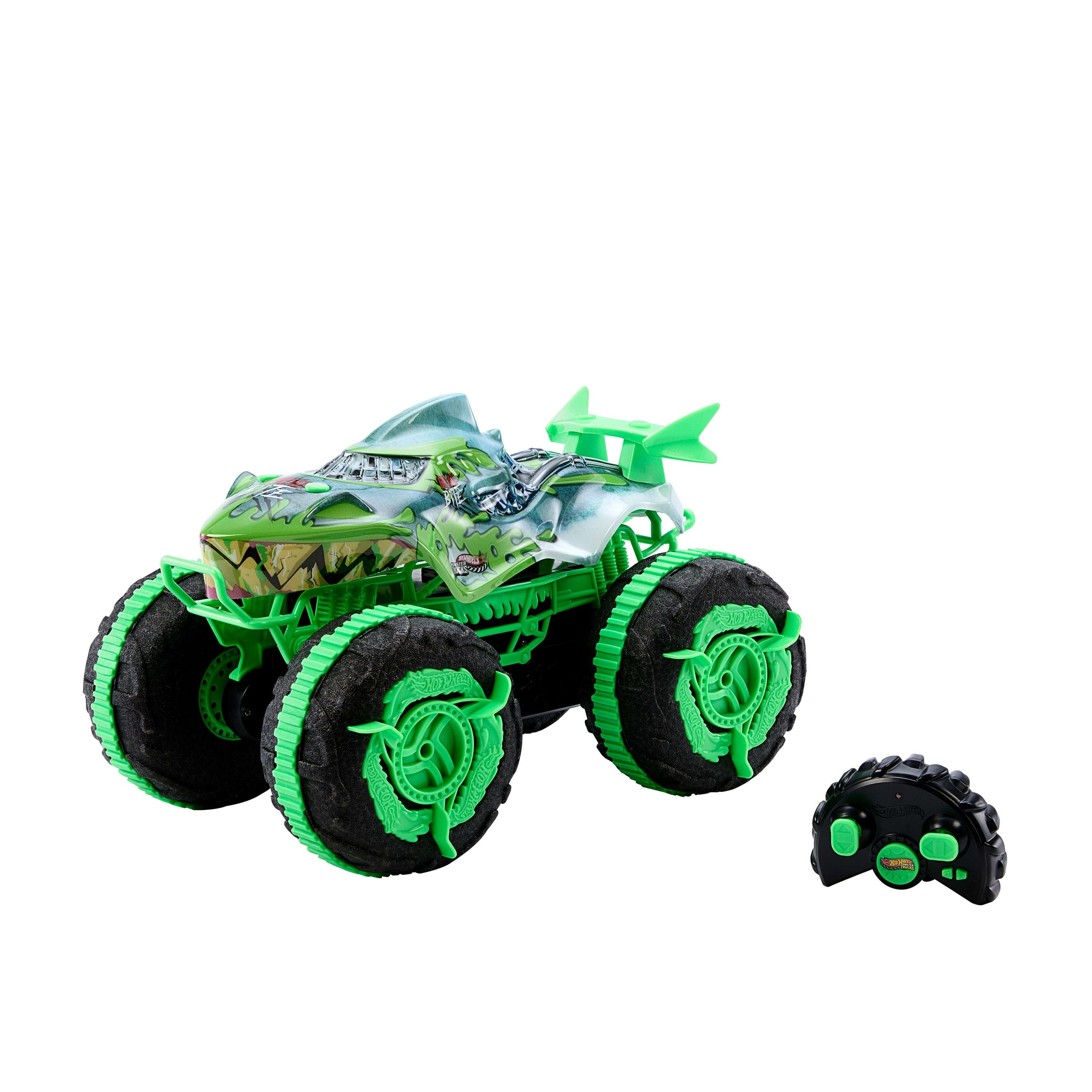 Hot Wheels Monster Trucks RC Vehículo a Control Remoto Todo Terreno 1:15
