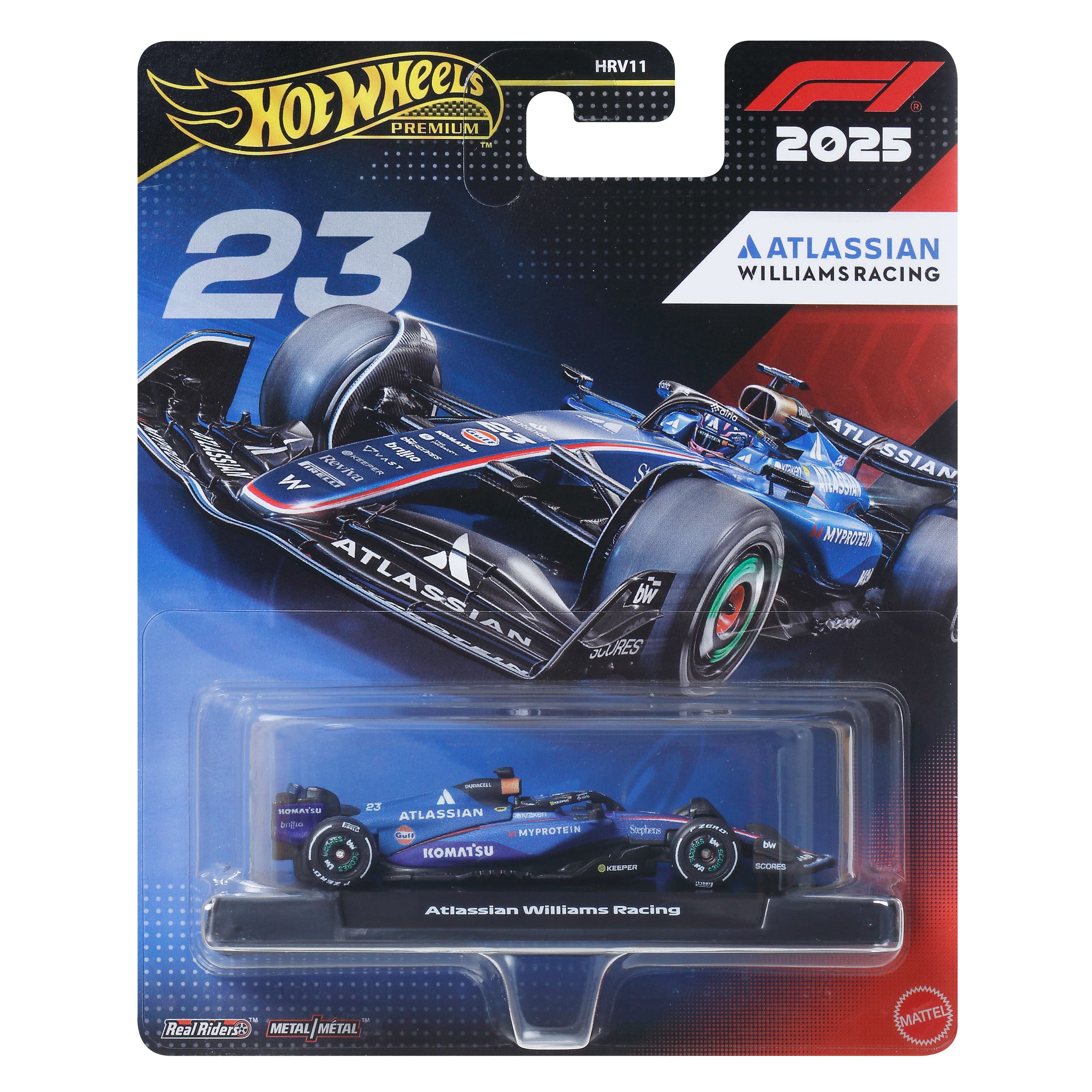 Hot Wheels Collector Vehículo de Colección Equipo Williams Racing Formula 1 Alexander Albon
