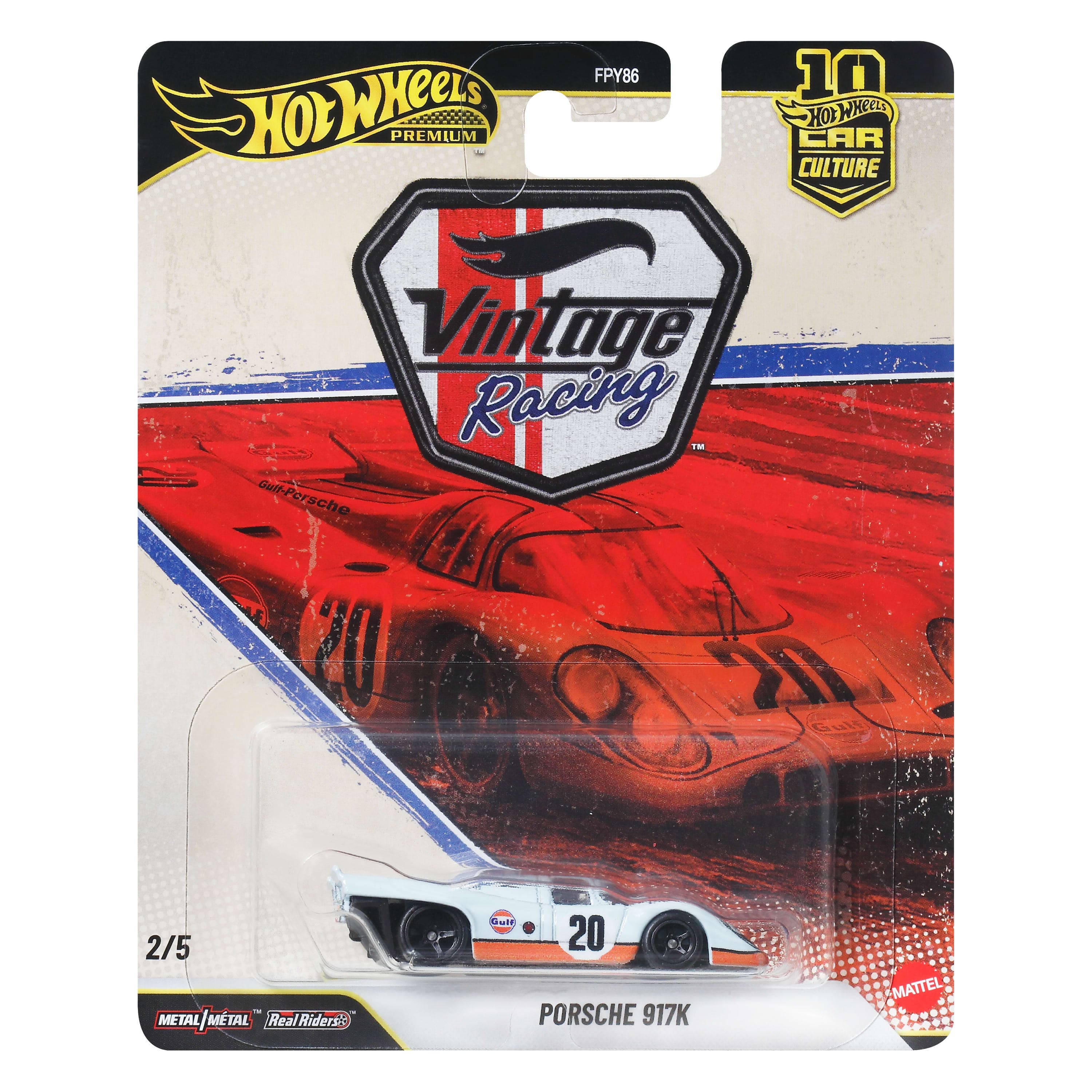 Hot Wheels Collector Vehículo de Colección Auto Cultura Automotriz Porsche 917 K