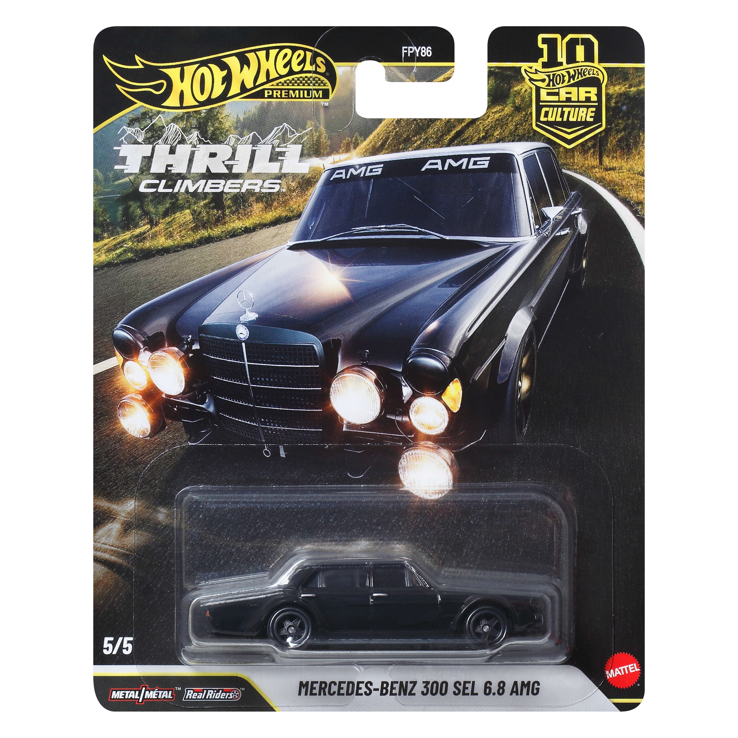 Hot Wheels Collector Vehículo de Colección Auto Cultura Automotriz Mercedes-Benz 300 SEL 6.8 AMG