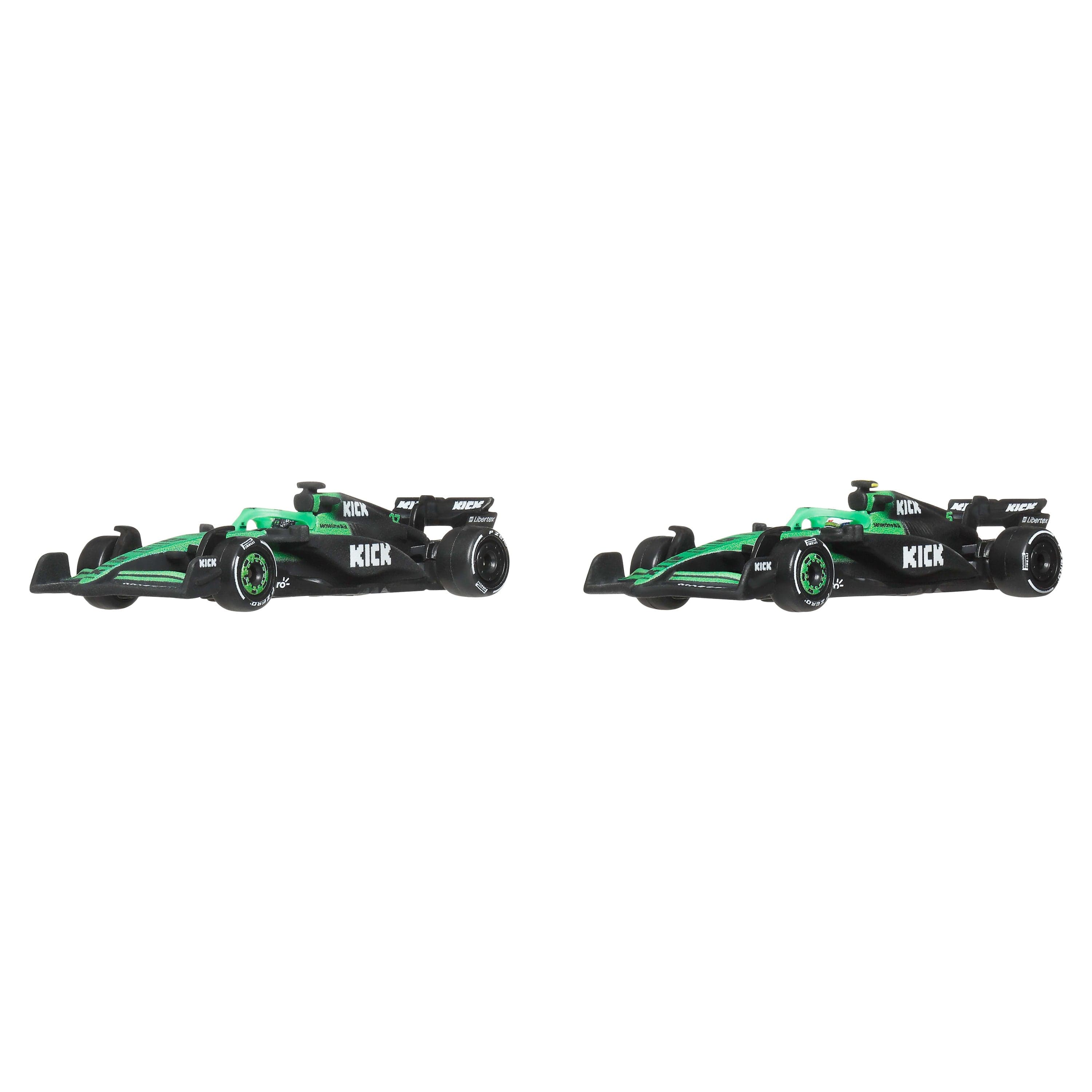 Hot Wheels Premium Kick Sauber F1 Team 2-Pack Of 1:64 Scale Racecars: Hulkenberg & Bortoleto