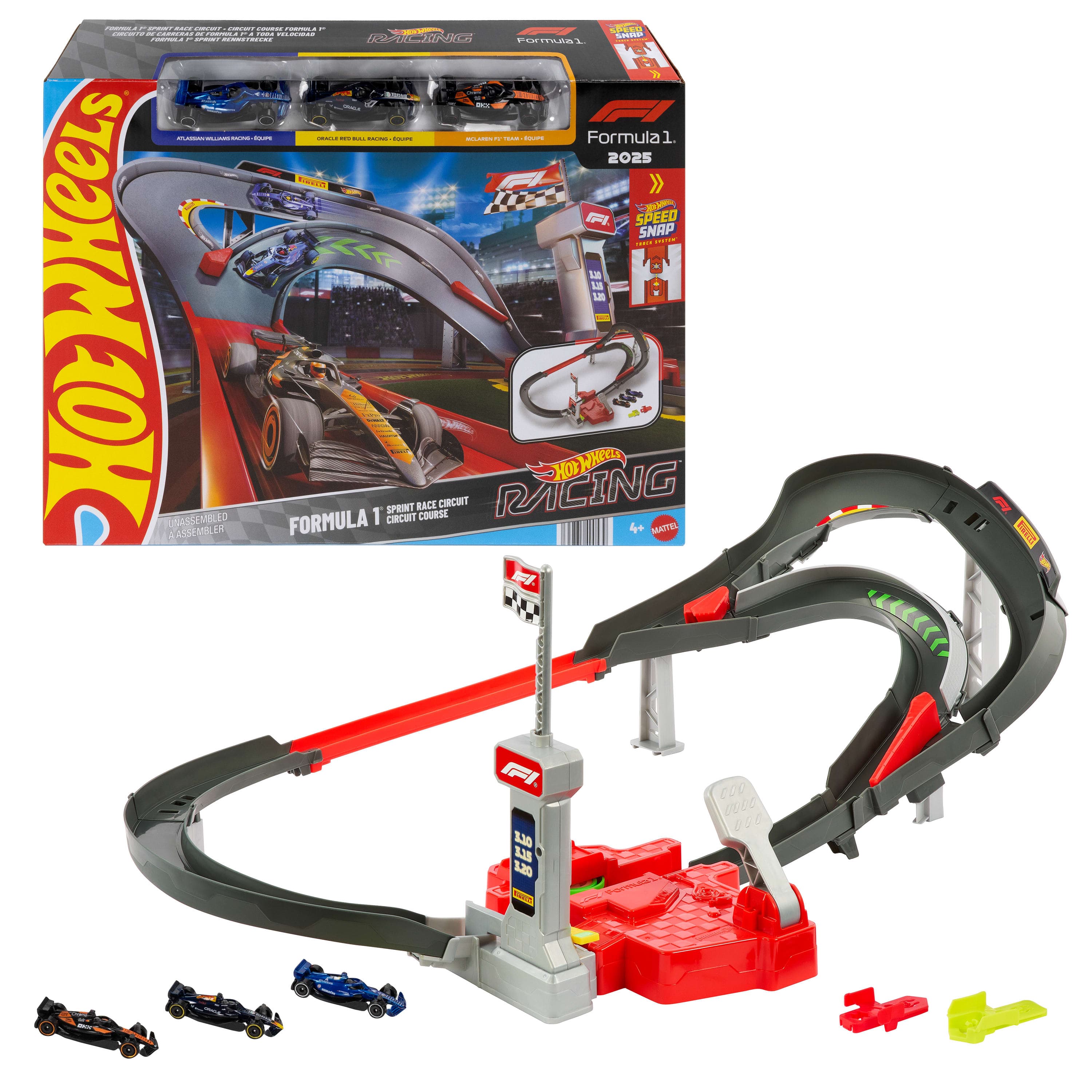 Hot Wheels Coffret Circuit Course F1
