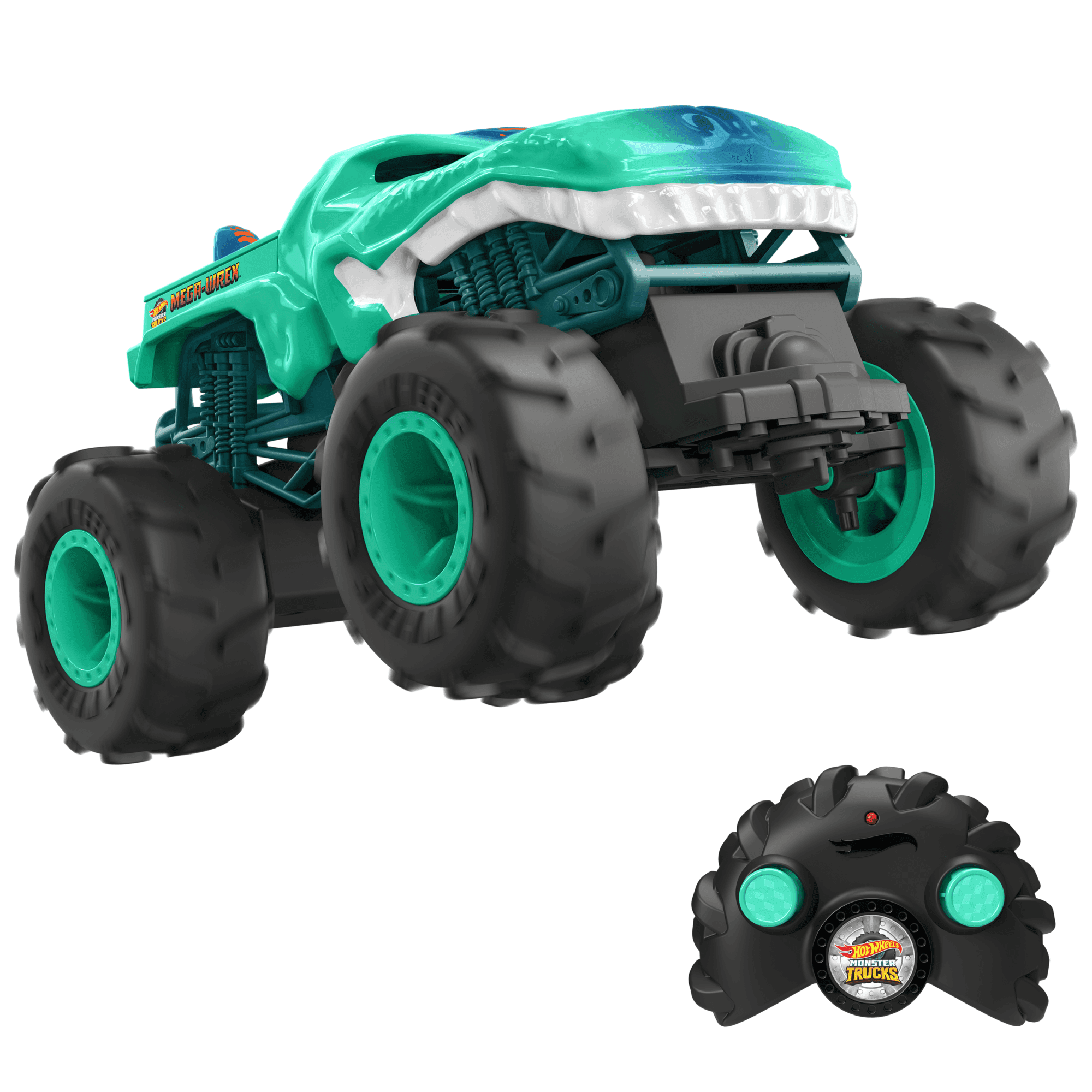 Hot Wheels Monster Trucks Vehículo a Control Remoto Mega Wrex Escala 1:24