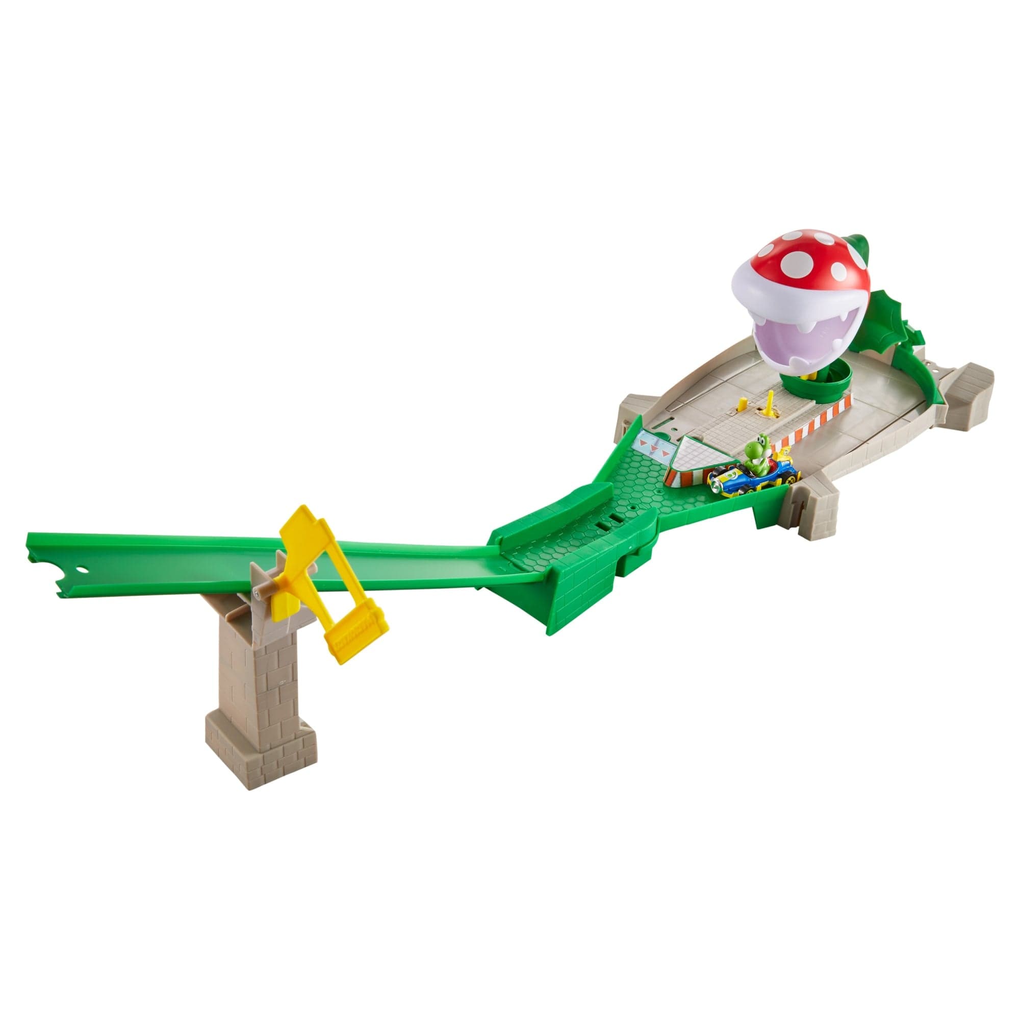 Hot Wheels Mario Kart Pista de Brinquedo Piranha Plant
