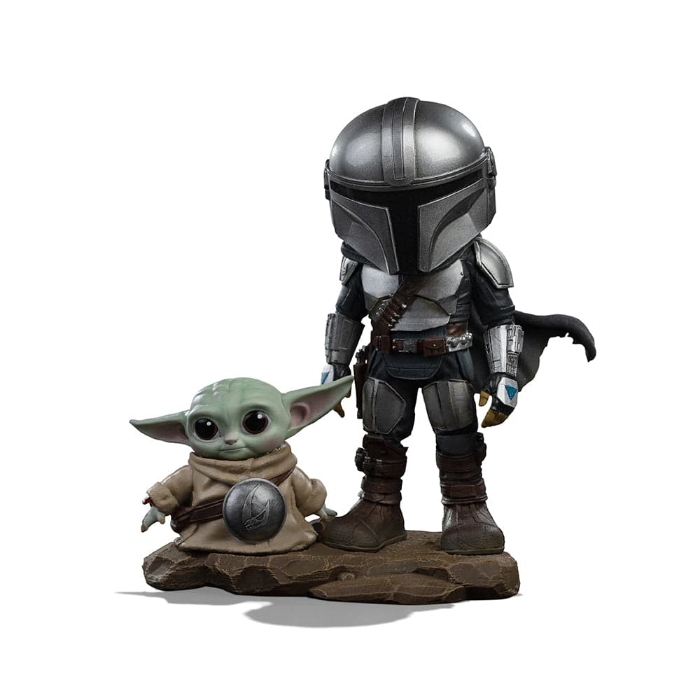 Statue Mandalorian and Grogu - The Mandalorian and Grogu Movie - MiniCo - Iron Studios