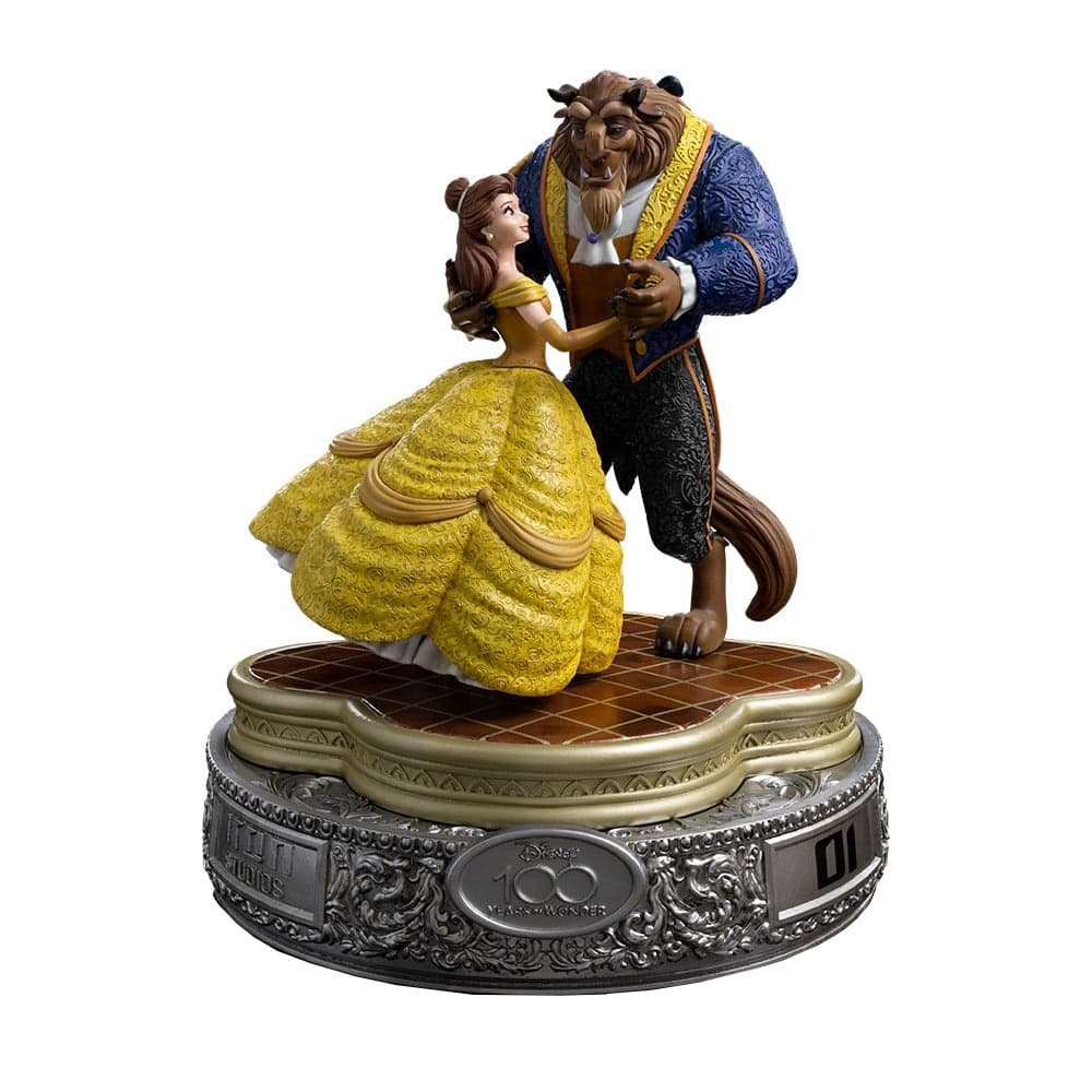 Statue Beauty and The Beast 100 Years Version Disney 100th Beauty and The Beast Art Scale 1/10 Iron Studios