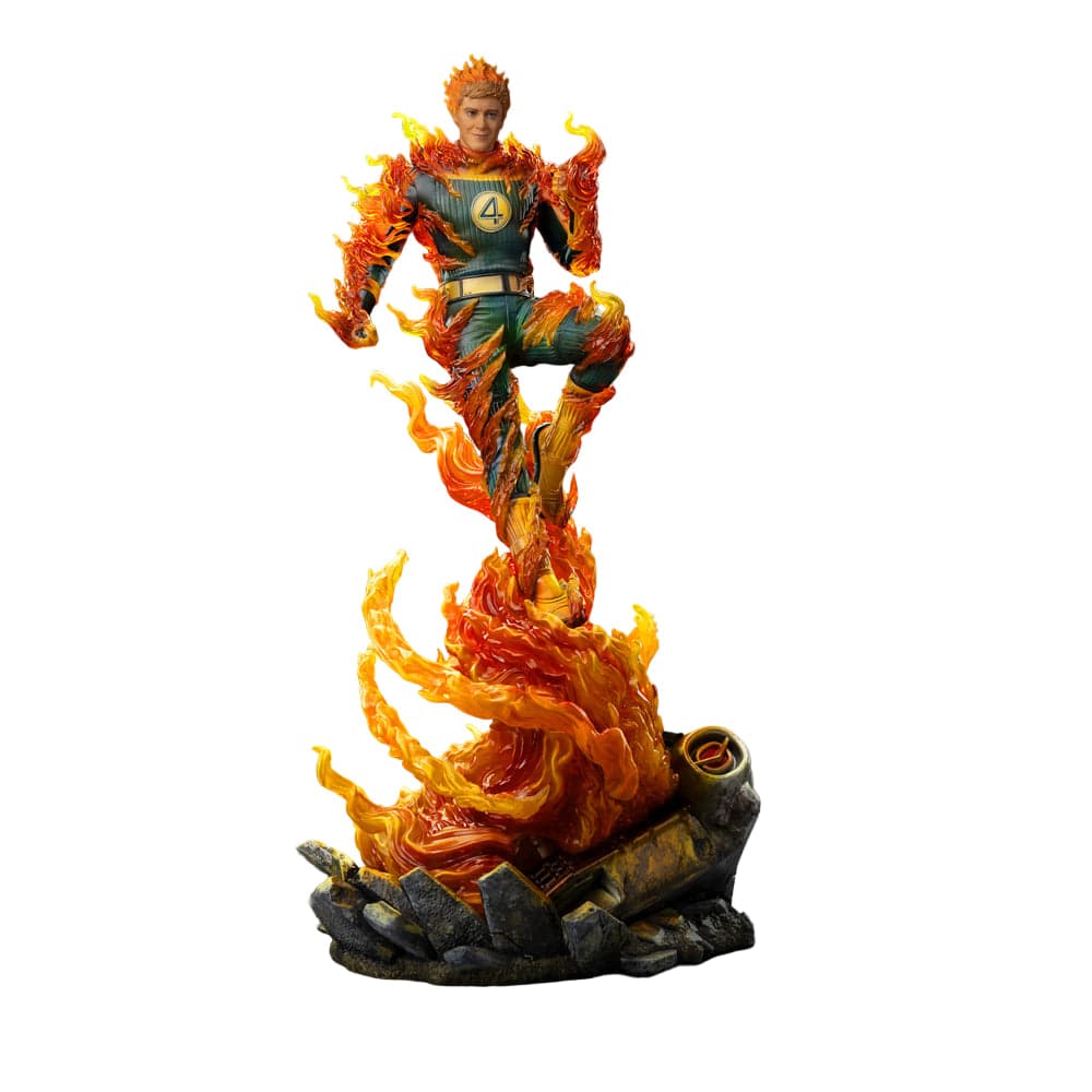 Statue Human Torch (Blue Suit Variant) - Fantastic Four - Art Scale 1/10 - Iron Studios