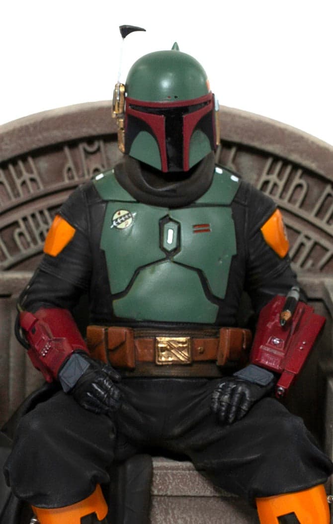 Boba Fett on Throne - Star Wars: The Mandalorian - Art Scale 1/10 - Iron Studios