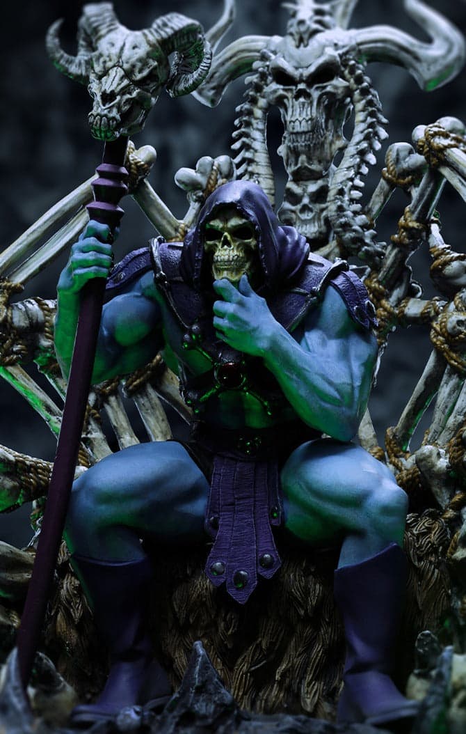 Skeletor on Throne - Masters of the Universe - Art Scale 1/10 - Iron Studios