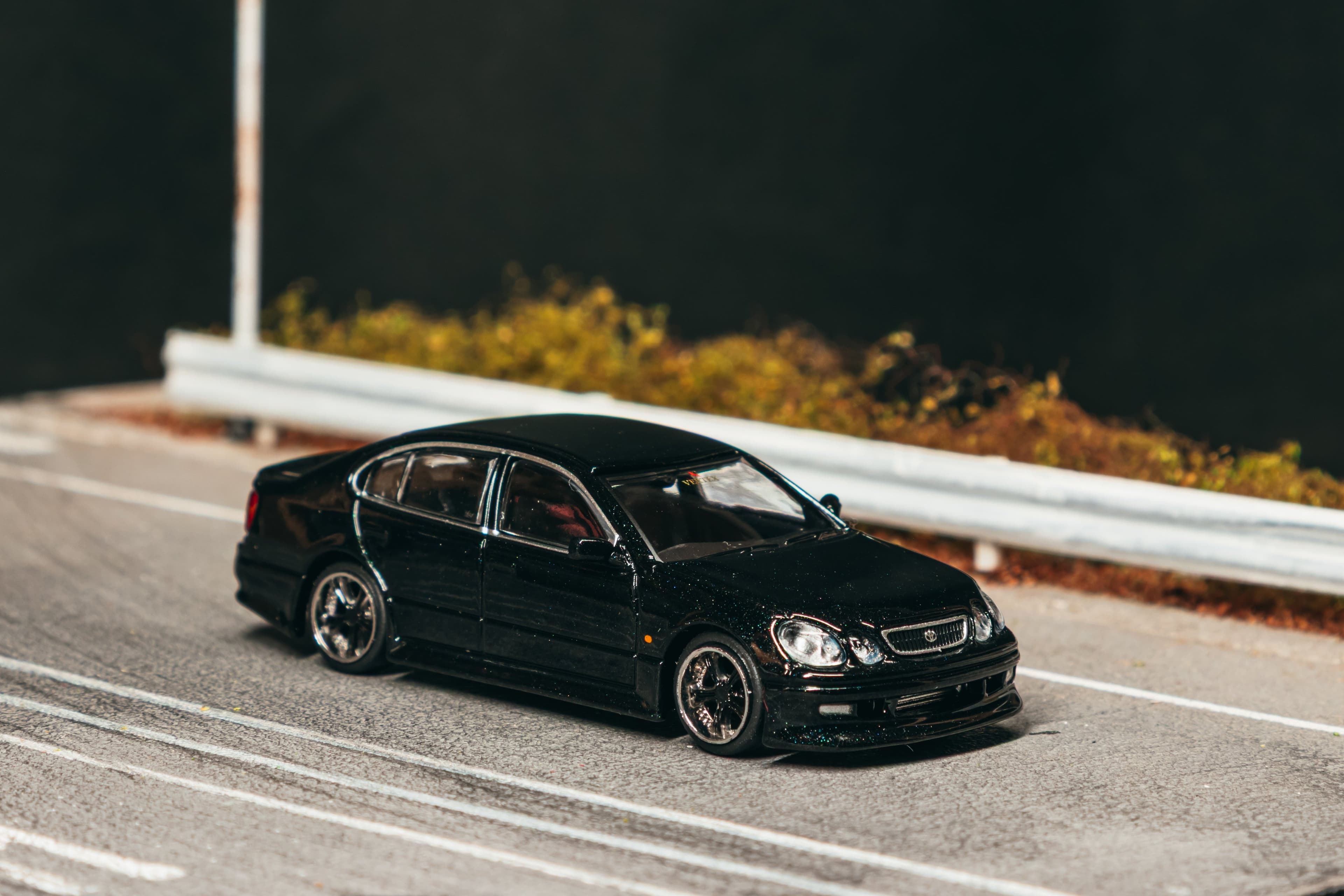 1/64 VERTEX Toyota Aristo JZS161 Black - TOC Members Only Model - Tarmac Works GLOBAL64