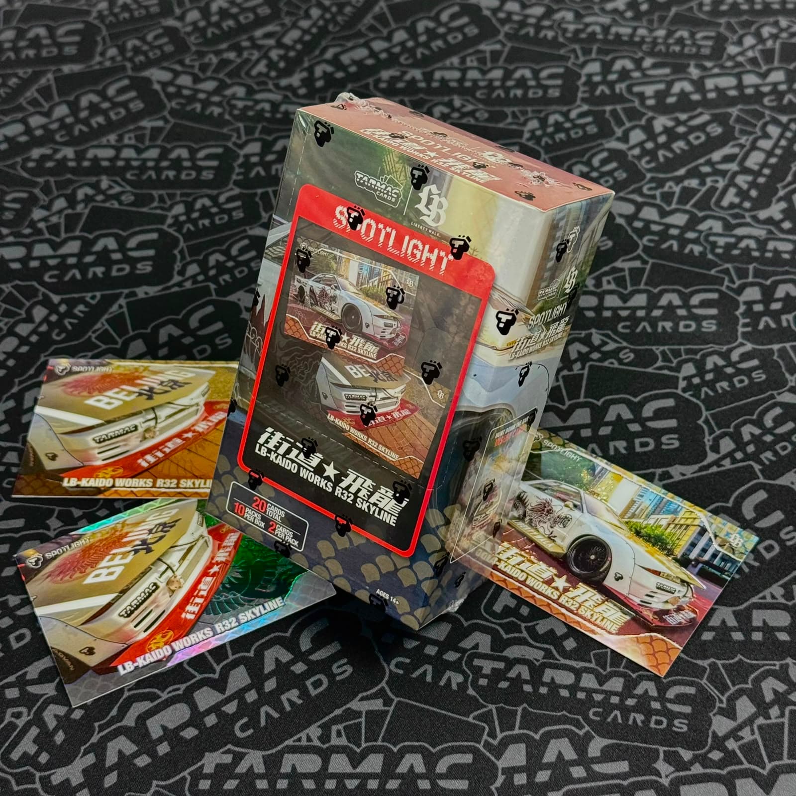 Spotlight - LB-Kaido Works Nissan R32 Skyline "Flying Dragon 飛龍" - Tarmac Cards (Box)
