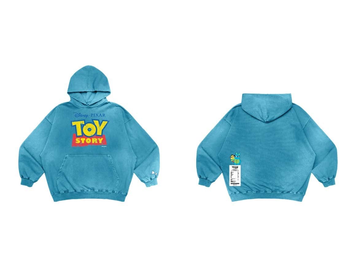 Fade Wash Bunny & Ducky Hoodie - Tarmac Works x Grocery x Toy Story