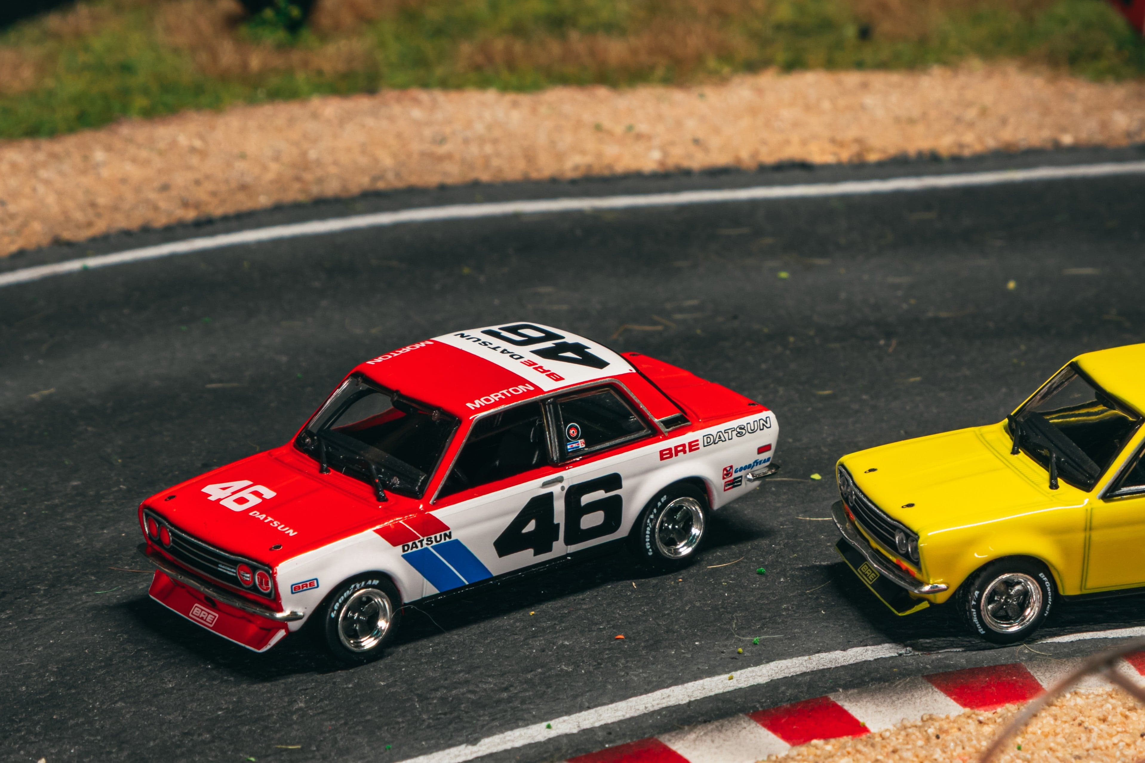 1/64 BRE Datsun 510 Trans-Am 2.5 Championship 1971 #46 - USA Special Edition - Tarmac Works HOBBY64