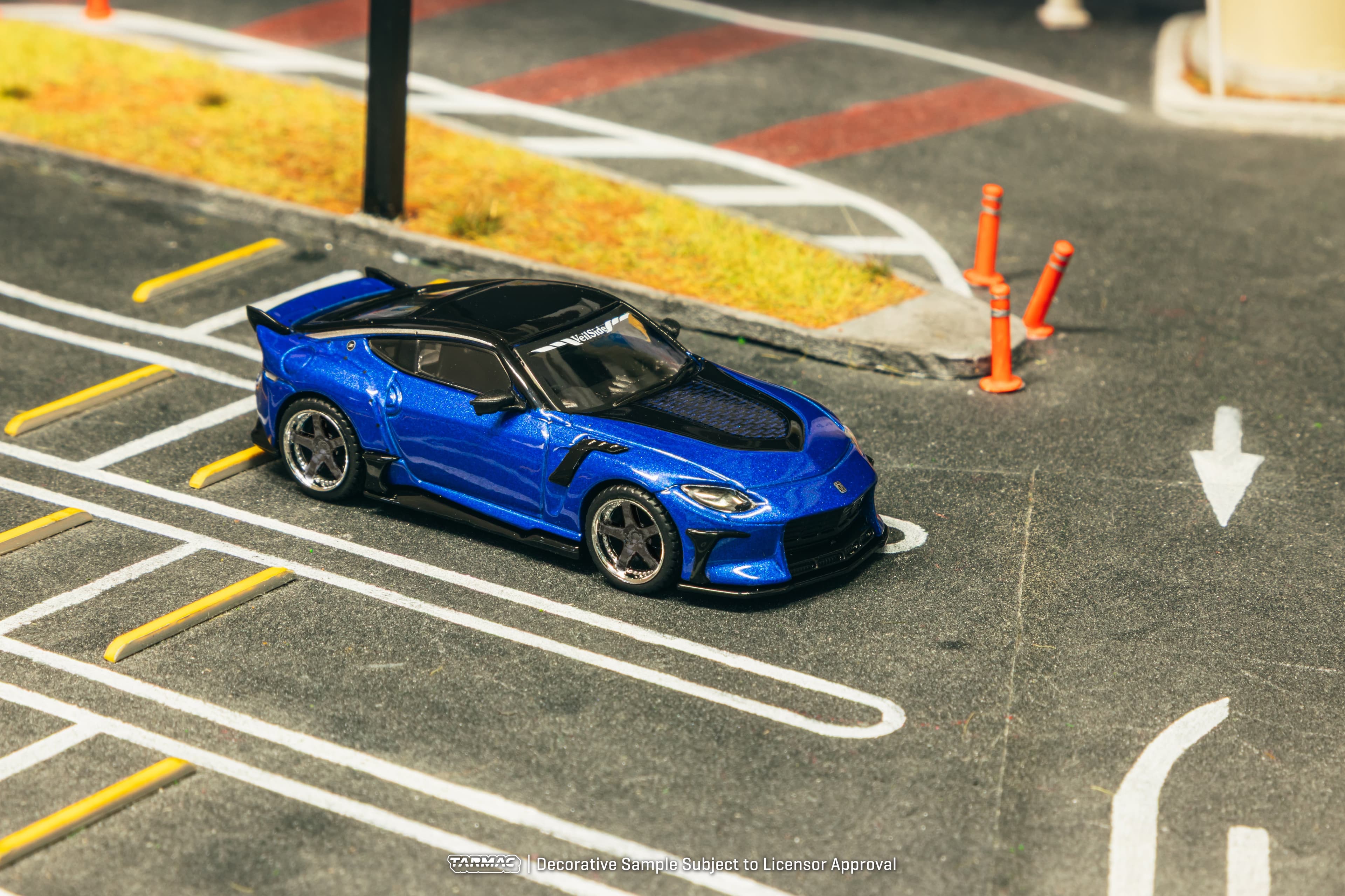 1/64 Nissan VeilSide FFZ400 Fairlady Z Blue - Tarmac Works GLOBAL64