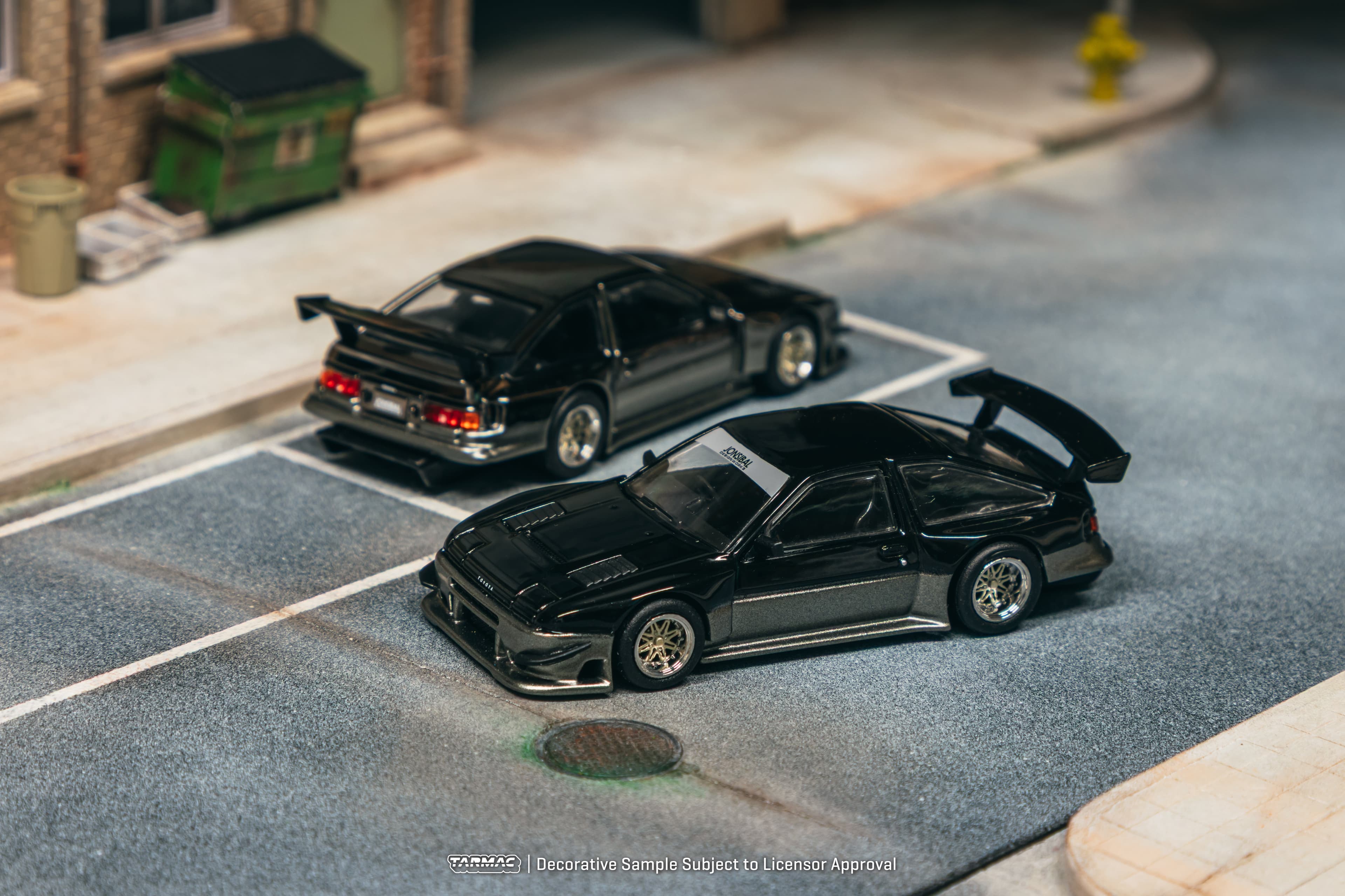 1/64 Toyota Sprinter Trueno AE86 Widebody Black/Grey - Designed by Jon Sibal - Malaysia Special Edition - Tarmac Works GLOBAL64