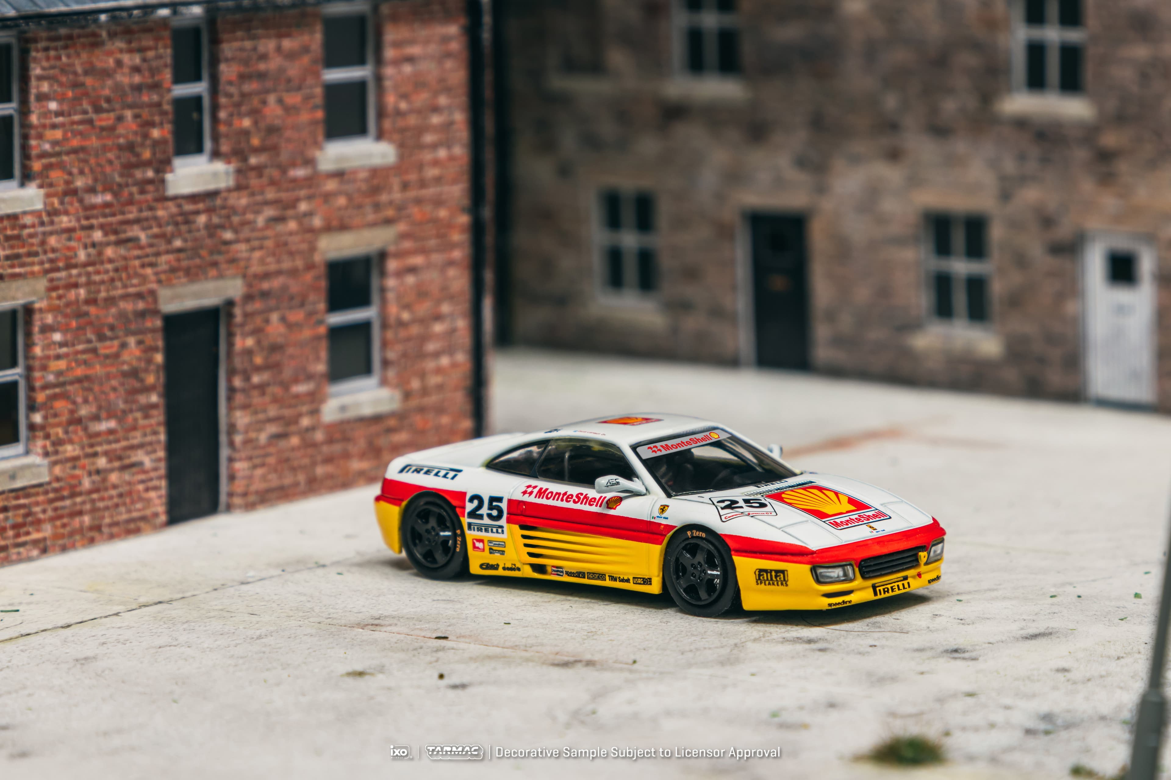 1/64 Ferrari 348 Challenge Italian GT 1994 #25 - Tarmac Works X iXO Models HOBBY64