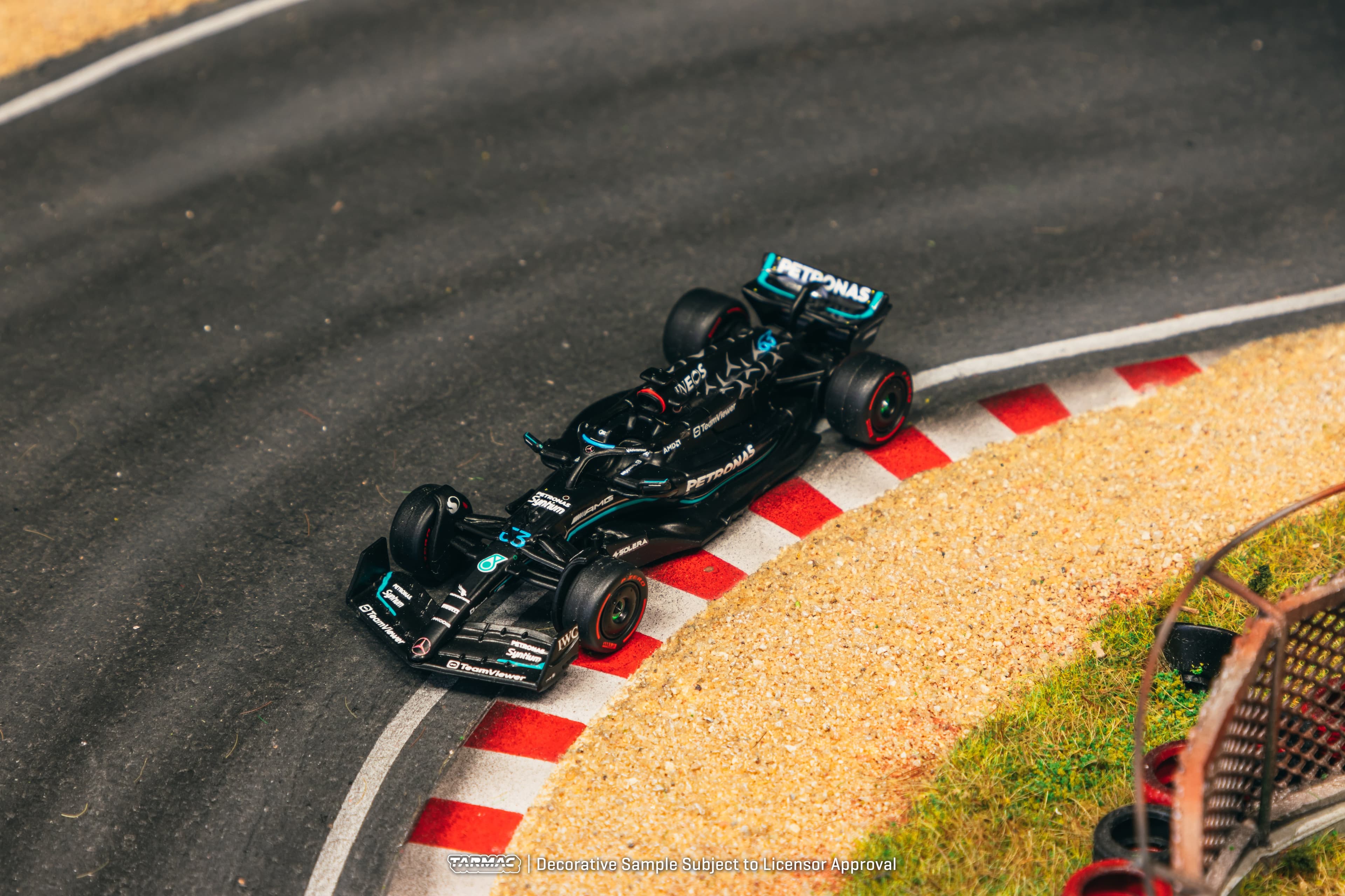 1/64 Mercedes-AMG F1 W14 E Performance Spanish Grand Prix 2023 #63 George Russell - Tarmac Works X iXO Models GLOBAL64