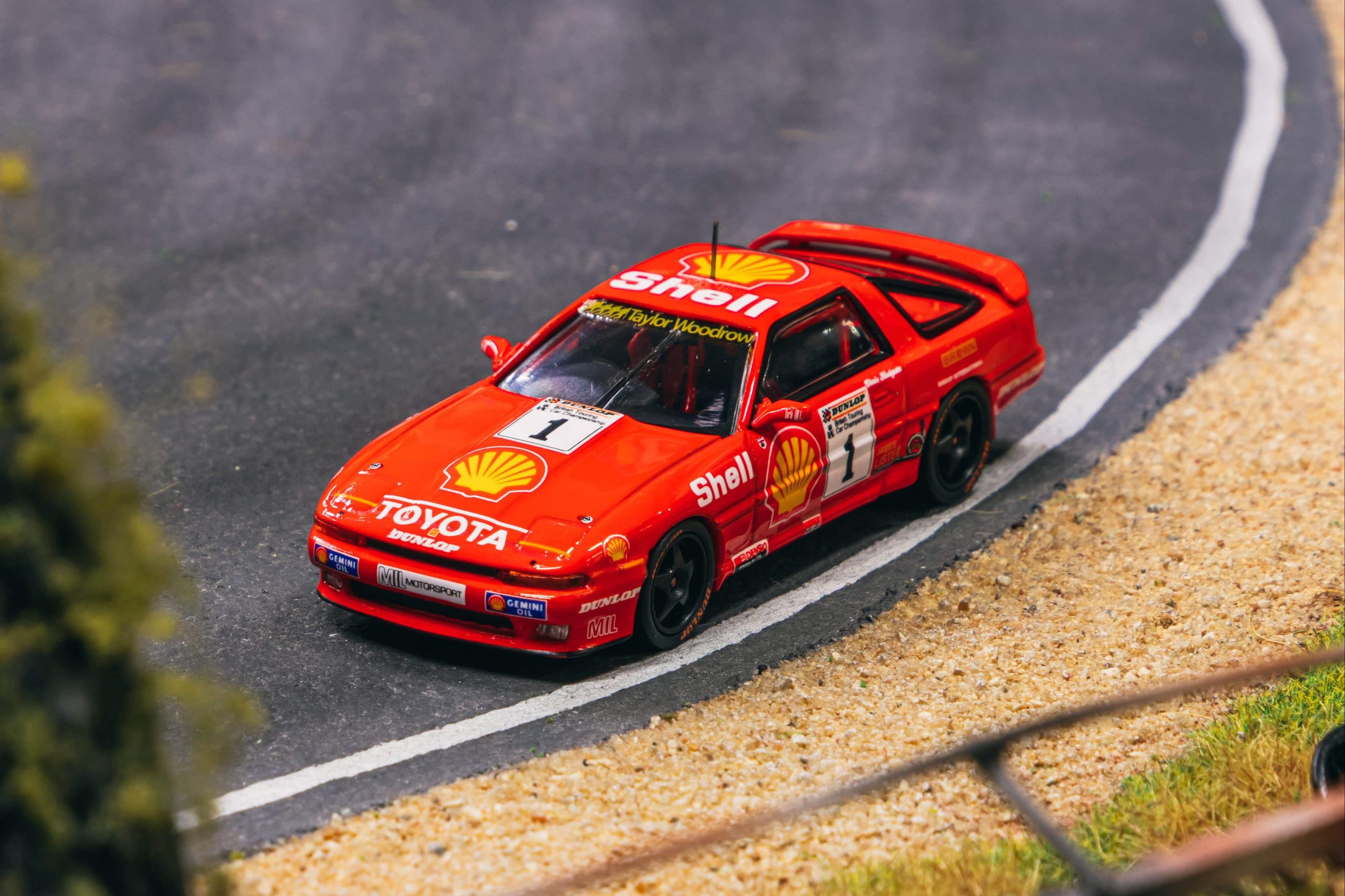 1/64 Toyota Supra Turbo (MA70) BTCC 1988 Chris Hodgetts #1 - Tarmac Works HOBBY64