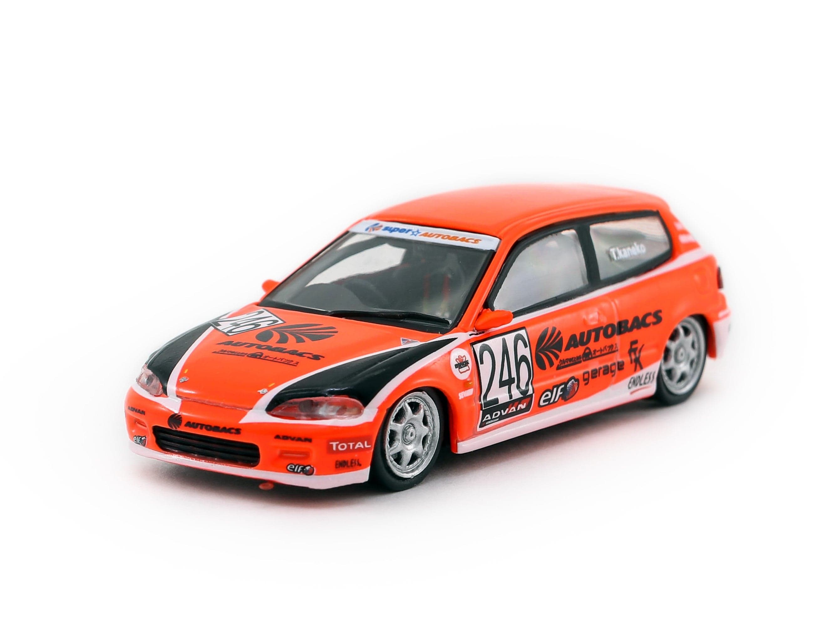 1/64 Honda Civic (EG6) Motegi Civic Race 2010 #246 - Tarmac Works HOBBY64