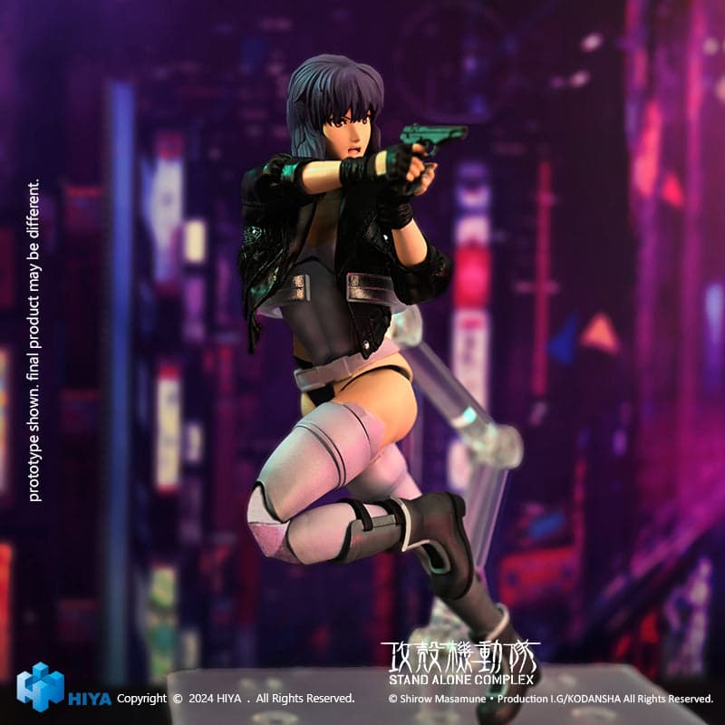 HIYA Exquisite Super Series 1/12 Scale 6 Inch GHOST IN THE SHELL Stand Alone Complex Kusanagi Motoko Action Figure