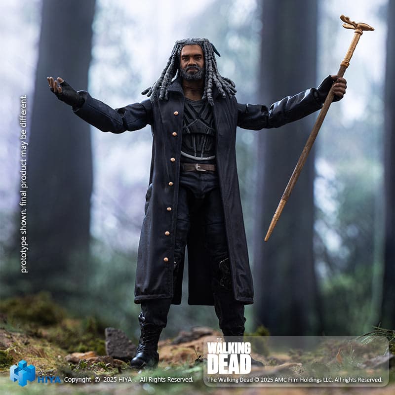 HIYA Exquisite Mini Series 1/18 Scale 4 Inch The Walking Dead Ezekiel Action Figure