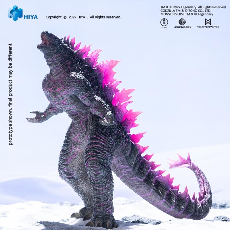 HIYA Stylist Series None Scale 7 Inch Godzilla x Kong The New Empire Godzilla Evolved Translucent Ver. PVC statue