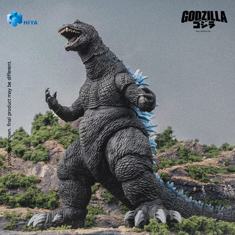 HIYA Exquisite Basic Series  None Scale 7 Inch Godzilla Mothra and King Ghidorah Giant Monsters All-Out Attack (2001) Heat Ray Godzilla Action Figure