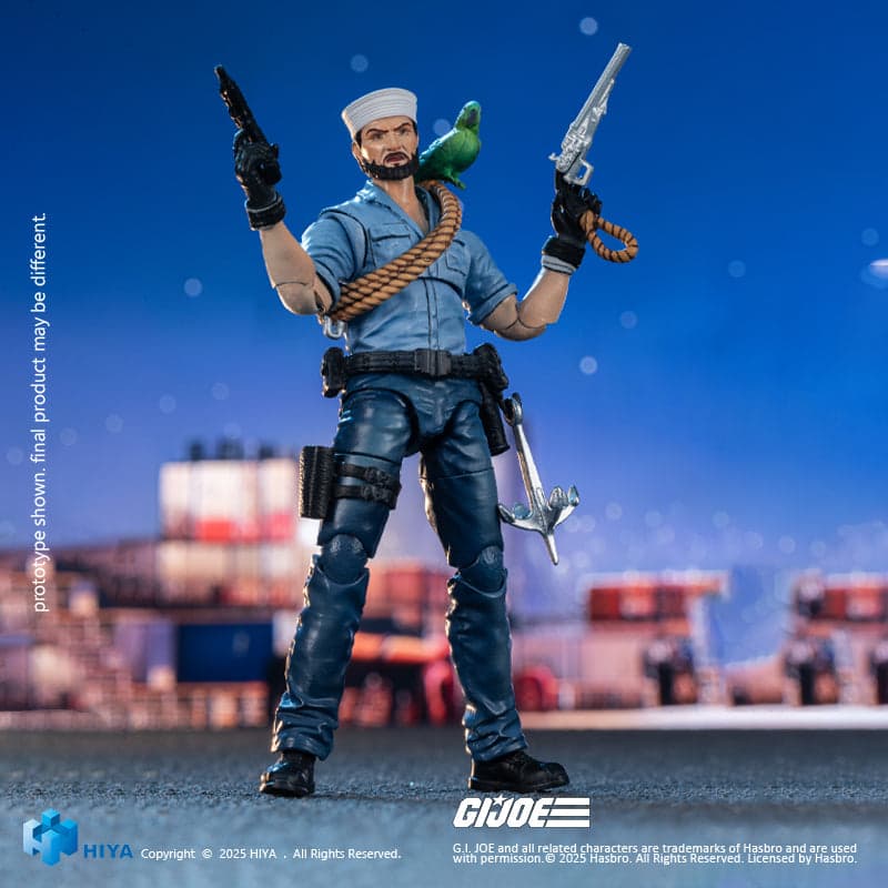 HIYA Exquisite Mini Series 1/18 Scale 4 Inch G.I.Joe Shipwreck Action Figure