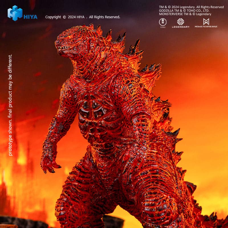 HIYA Exquisite Basic Series None Scale 7 Inch Godzilla King of the Monsters Burning Godzilla Battle Ver. Action Figure