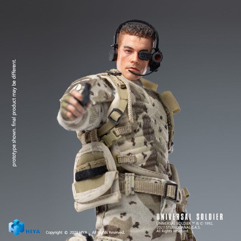 HIYA Exquisite Super Series 1/12 Scale 6 Inch Universal Soldier Luc Deveraux Action Figure