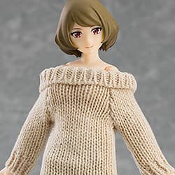 figma Female Body (Chiaki) with Off-the-Shoulder Sweater Dress