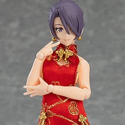 figma Female Body (Mika) with Mini Skirt Chinese Dress Outfit