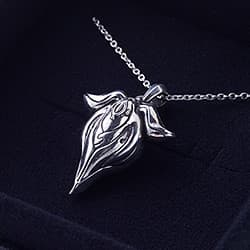 Riko - White Whistle Silver Necklace