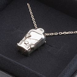 BB Pod Silver Necklace