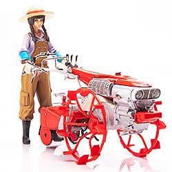 PLAMAX MF-28: minimum factory Inaho with Honda F90 Tiller Cage Wheel Type