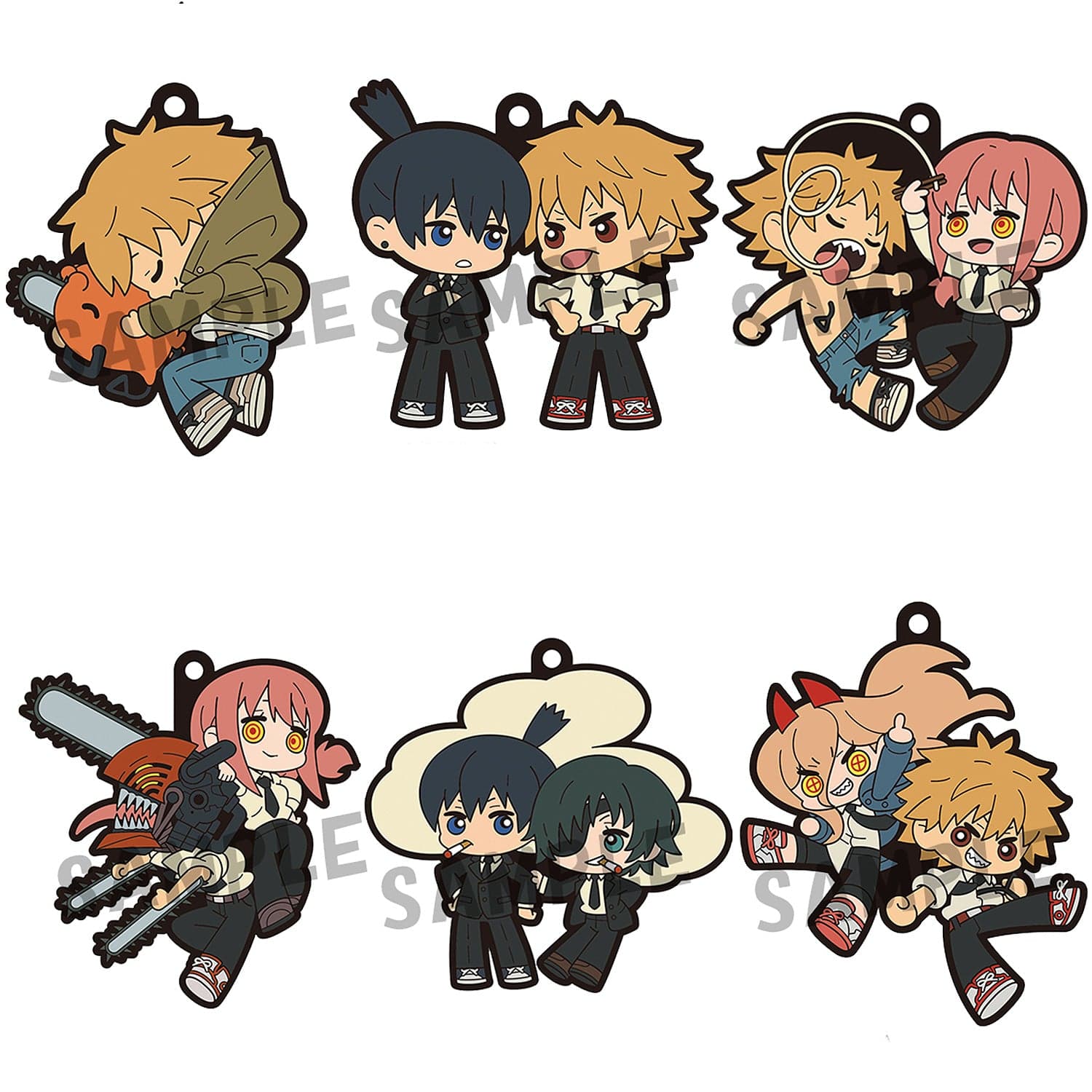 Rubber Mascots Buddy-Colle: Chainsaw Man (Repeat)